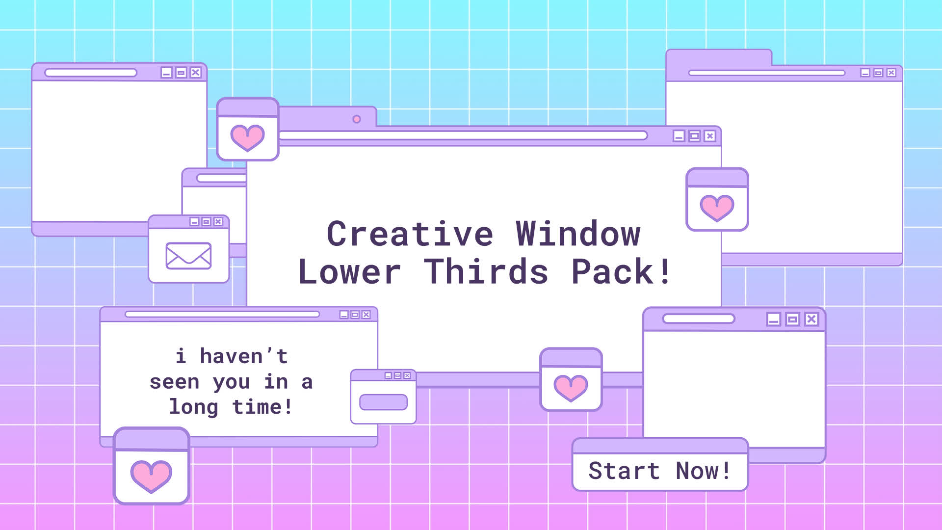 Pack Of 22 Creative Window Lower Thirds