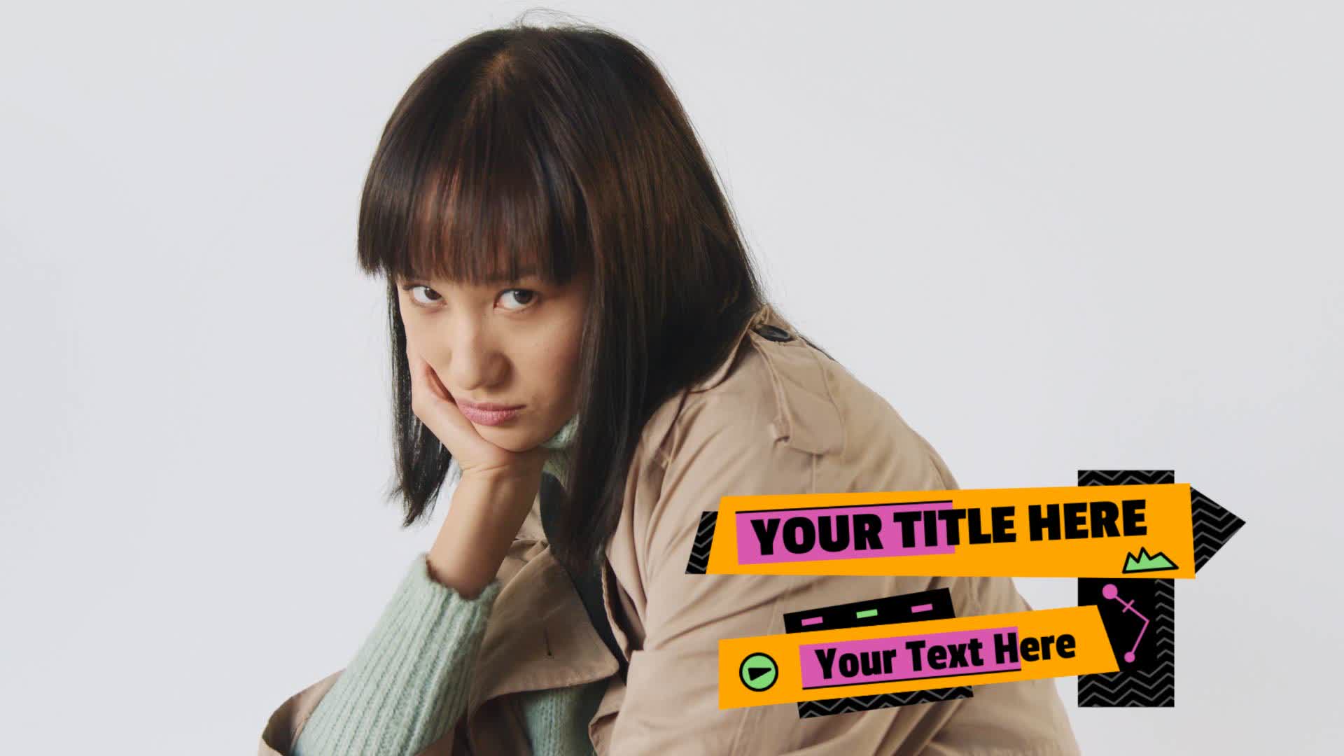 Pack Of Colorful Lower Thirds On Alpha