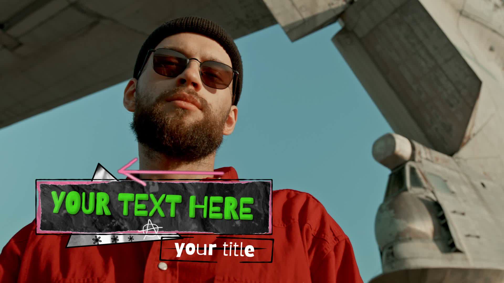 Dynamic Paper Collage Lower Thirds On Alpha