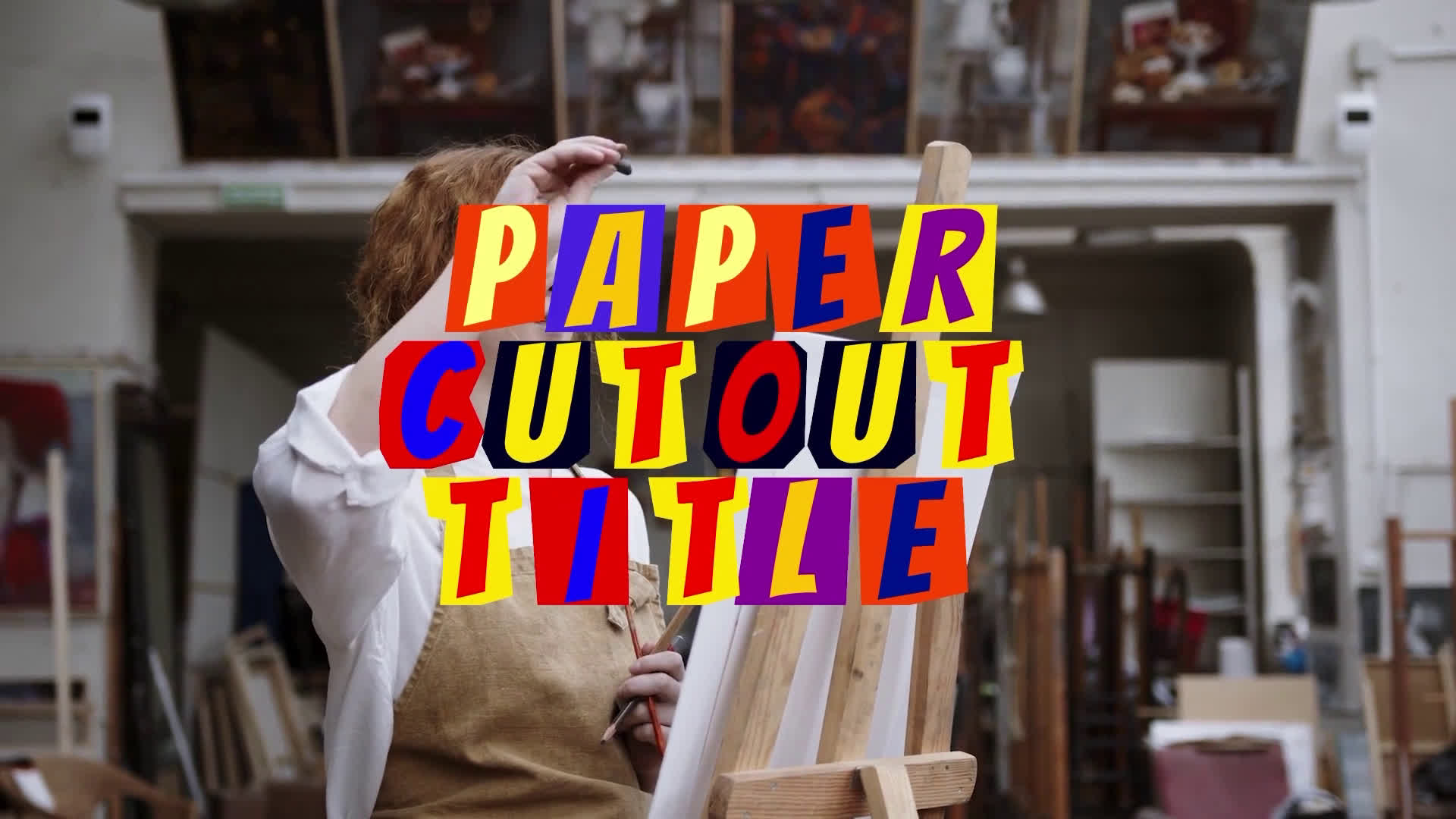 Paper Cutout Title