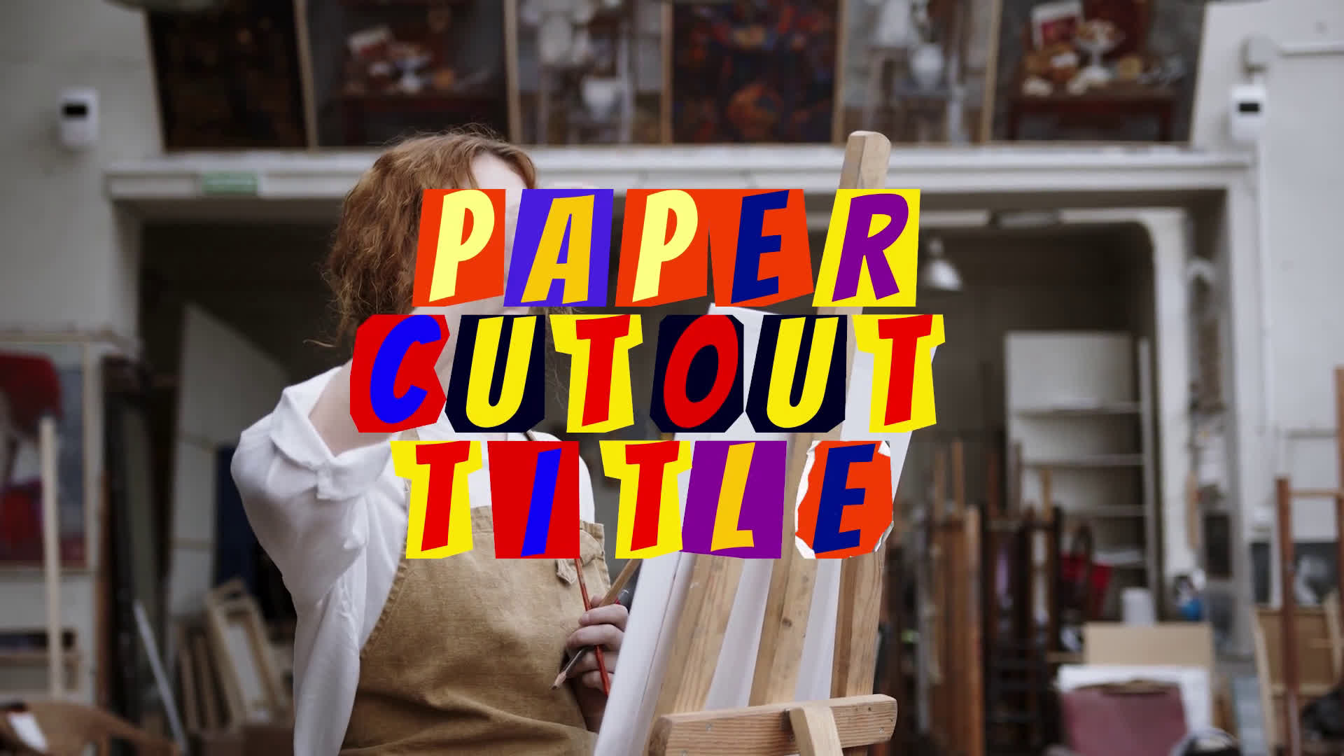 Paper Cutout Title
