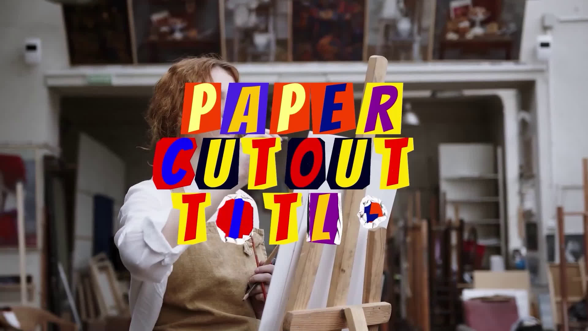 Paper Cutout Title