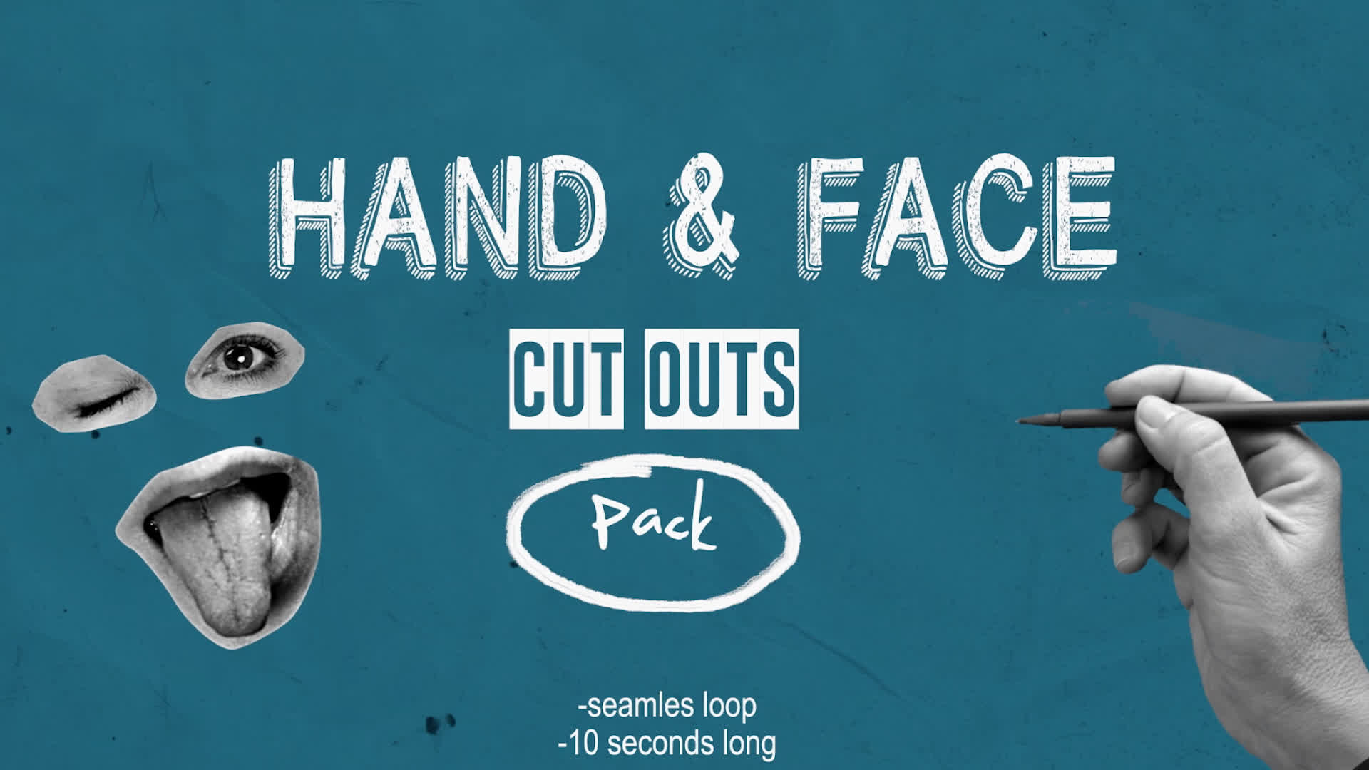 Paper Hand And Face Cutout Pack
