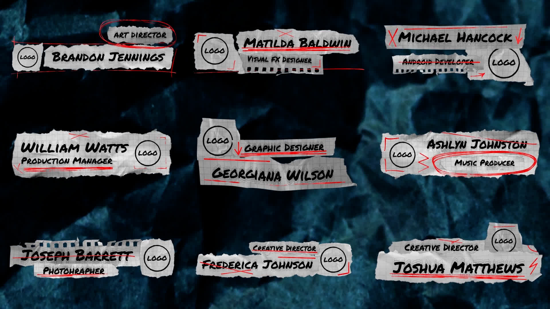 Paper Logo Lower Third