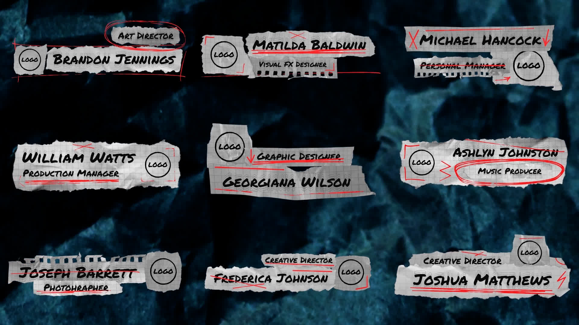 Paper Logo Lower Third