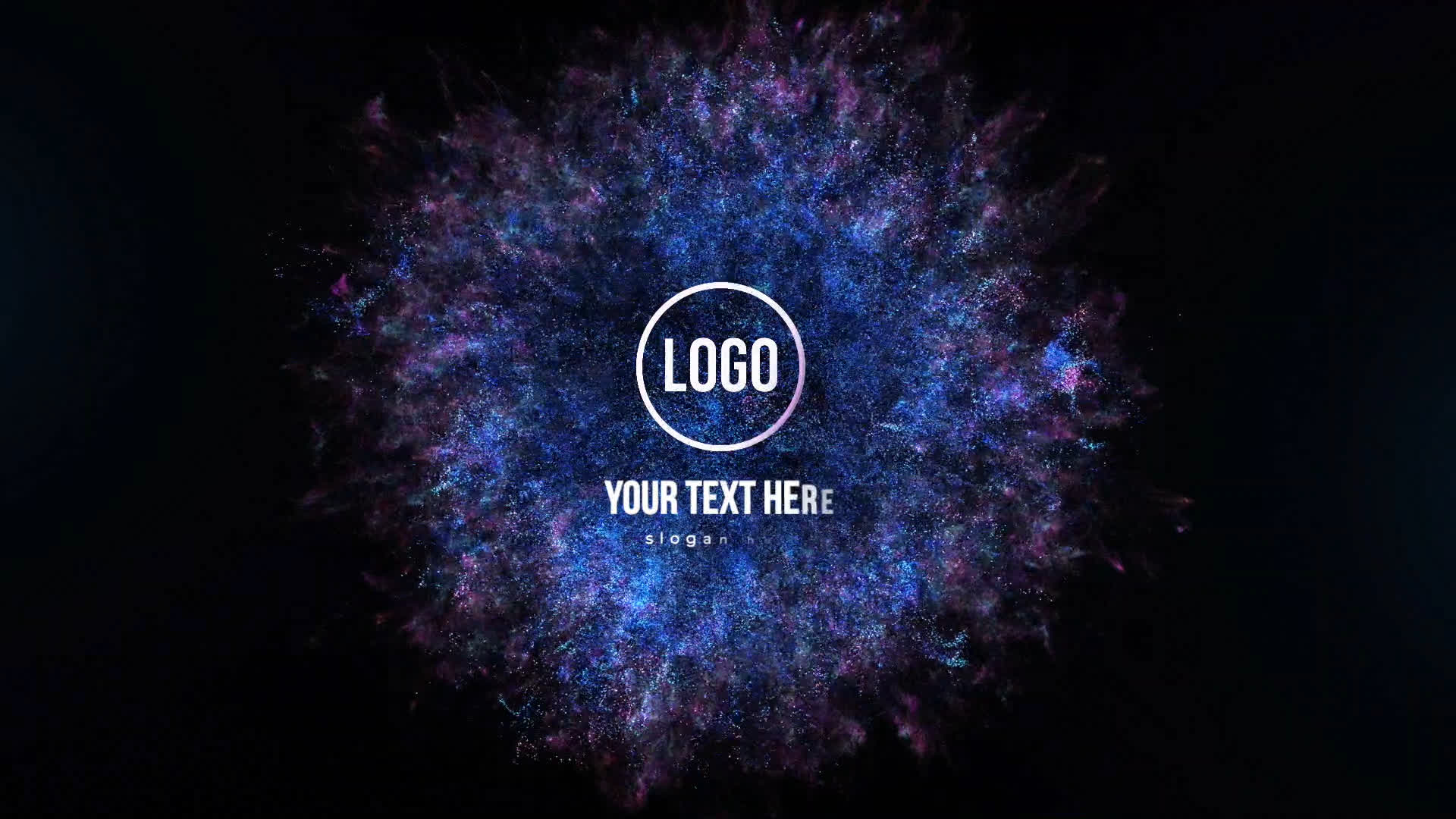 Particles Explosion Logo