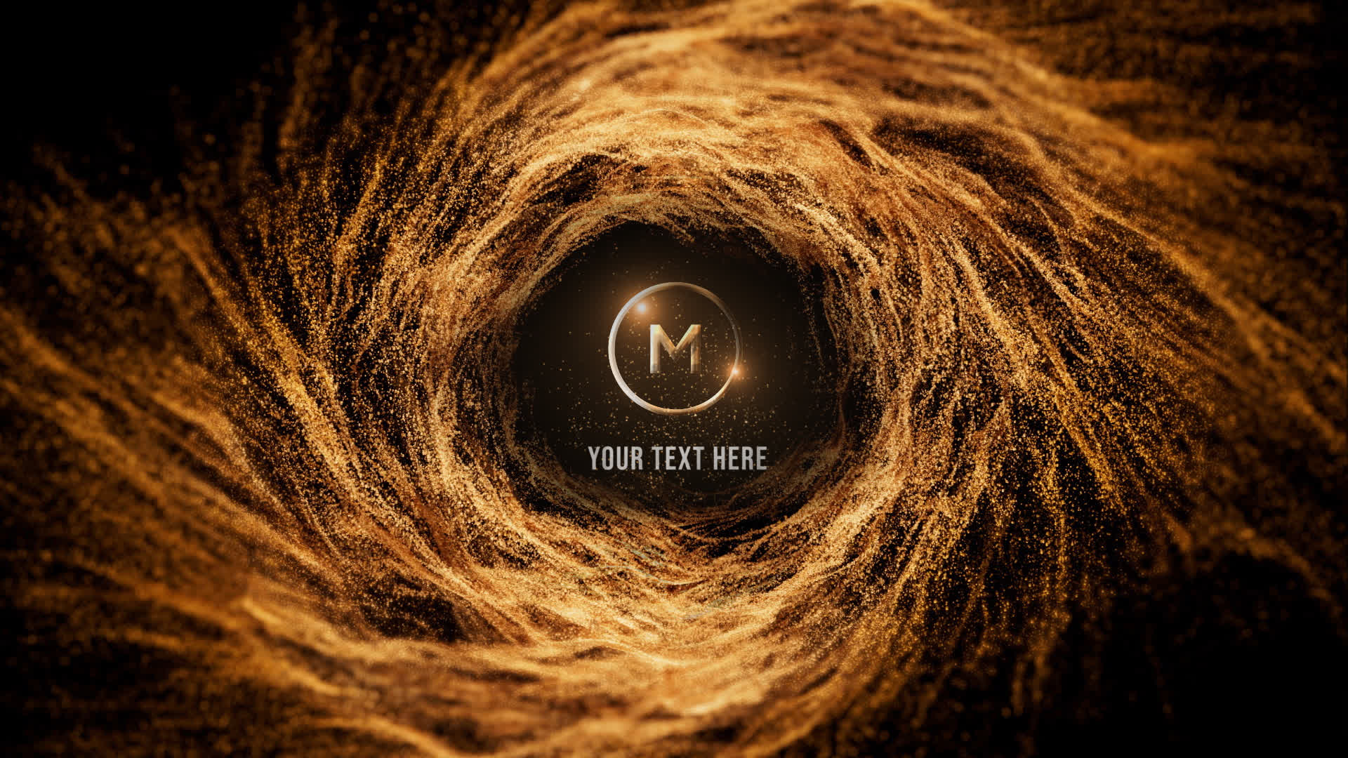 Particles Swirl Logo