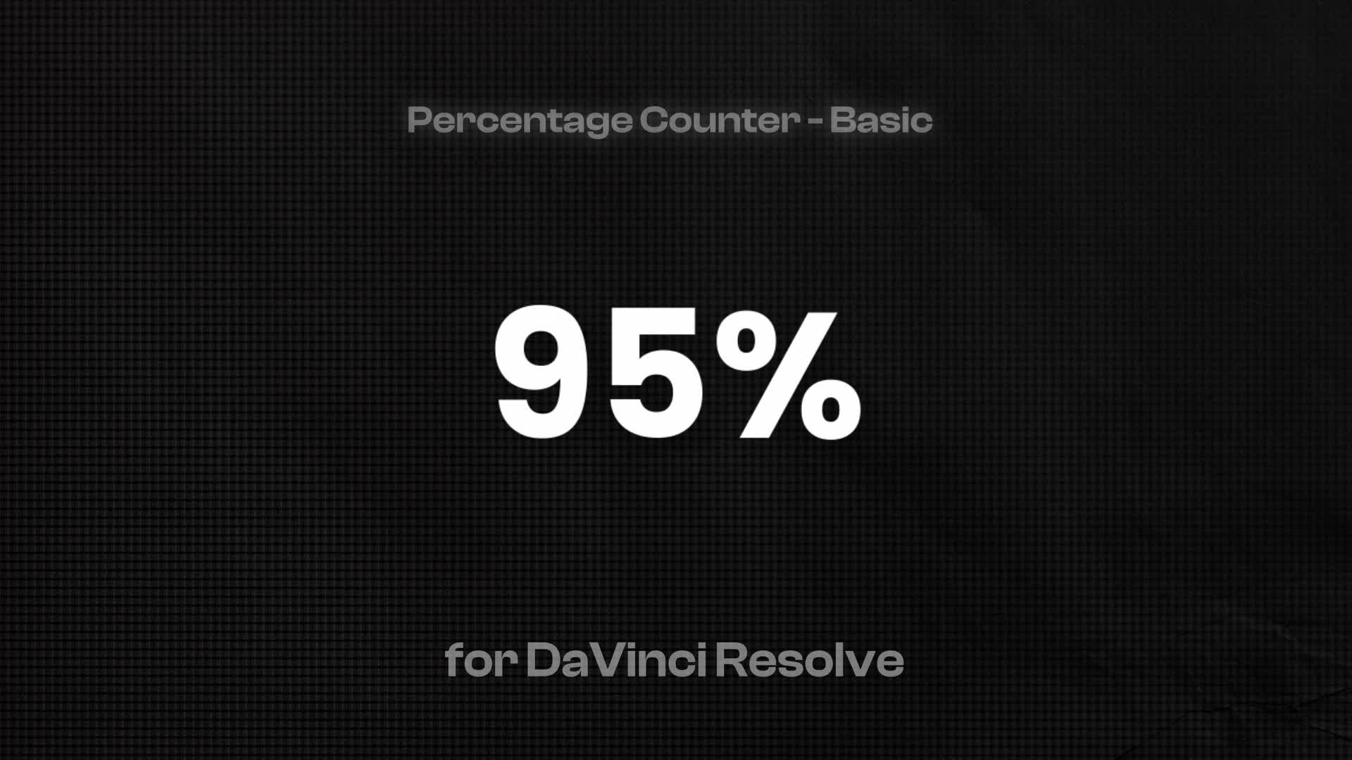 Percentage Counter - Basic