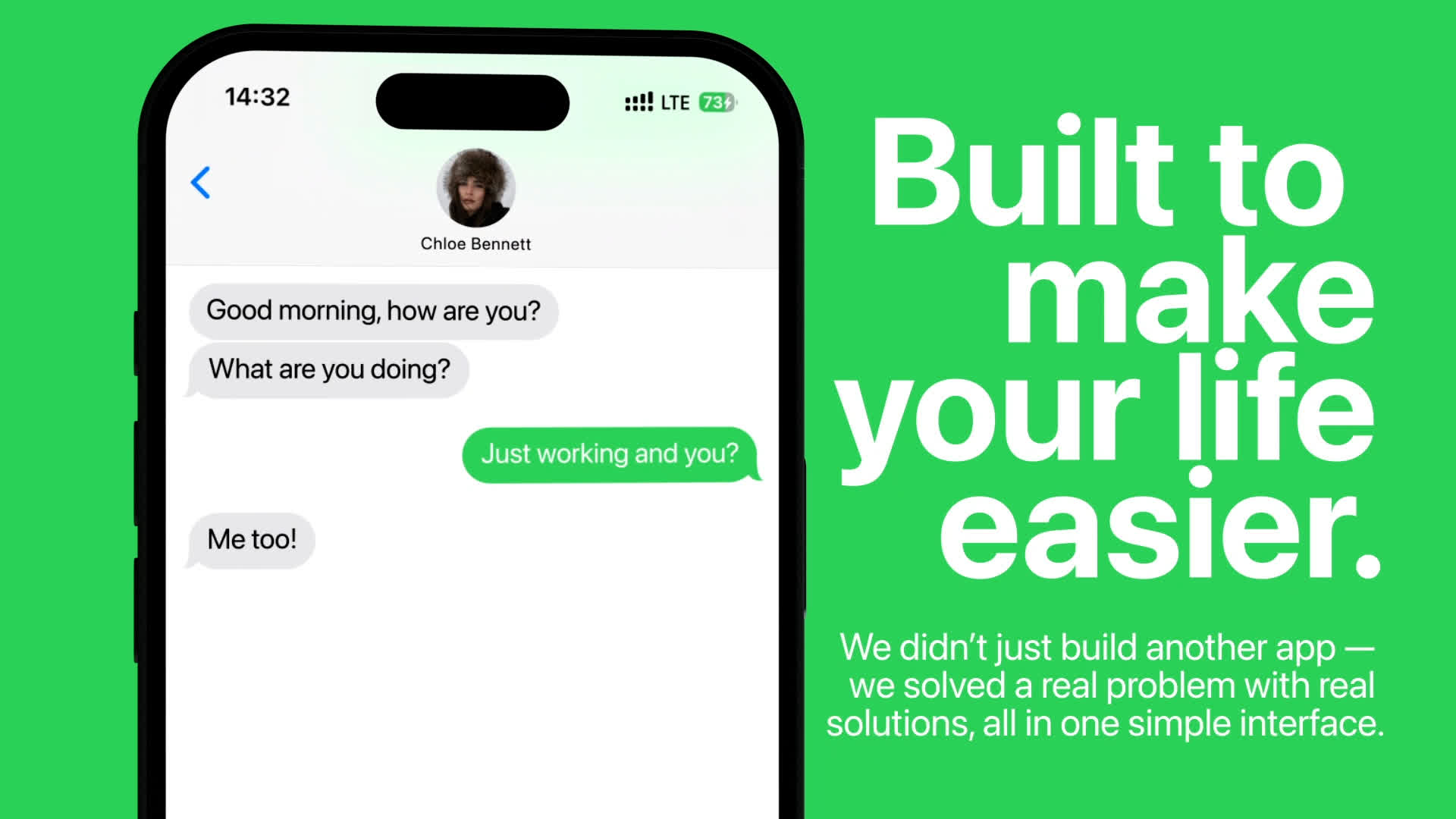 Phone Mockup Messenger