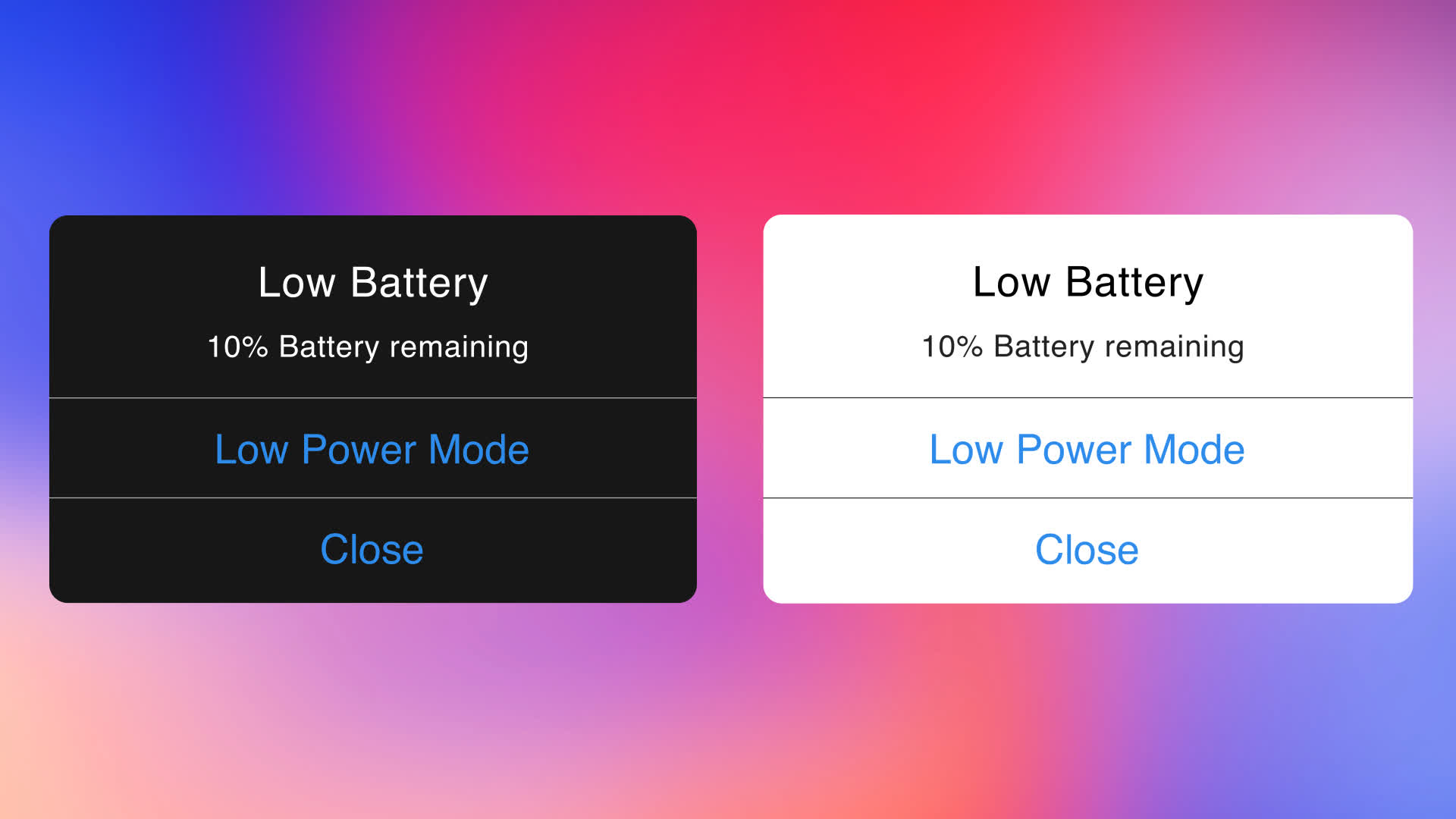 Phone Low Battery Alert
