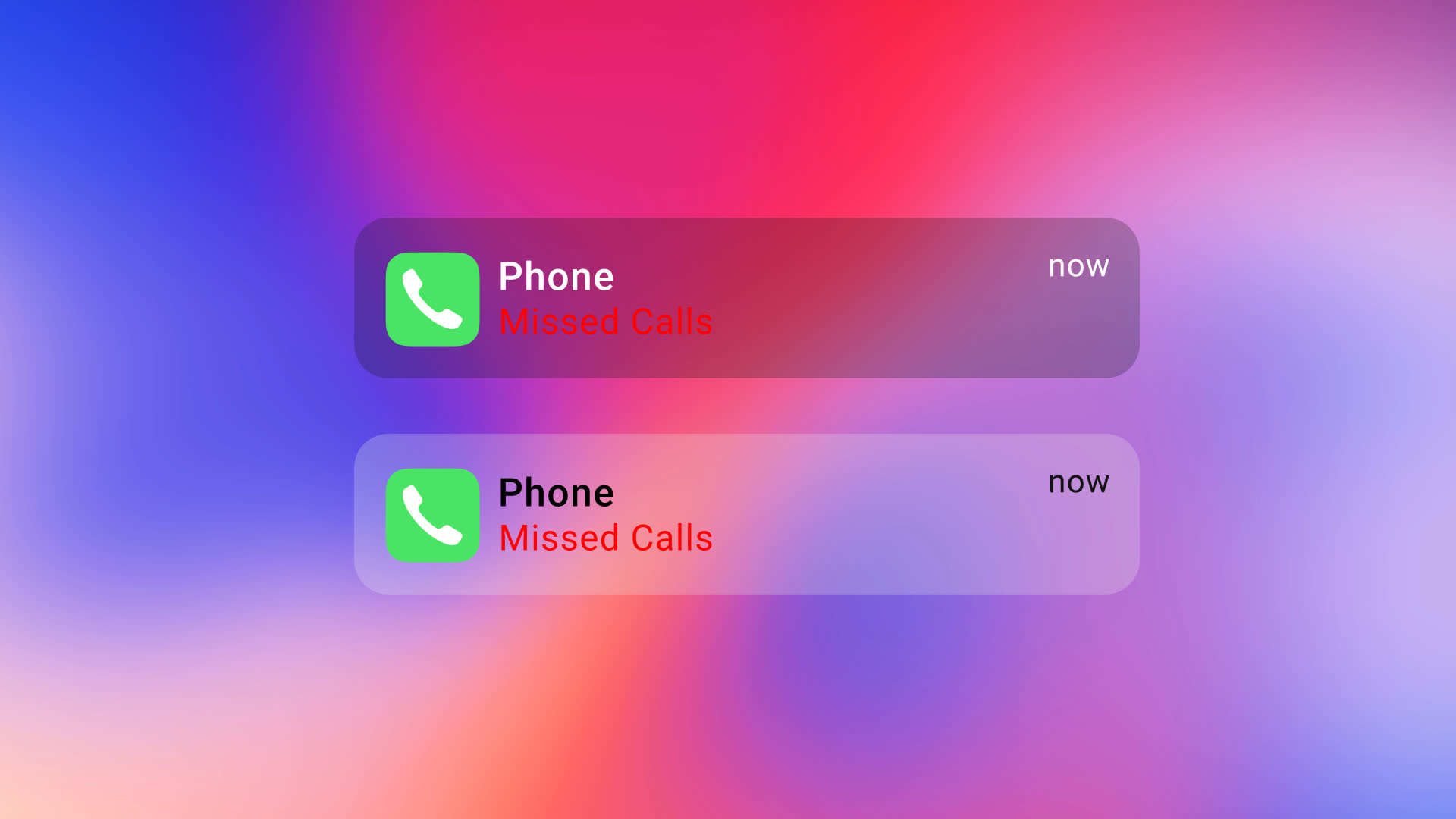 Phone Missed Call Notification