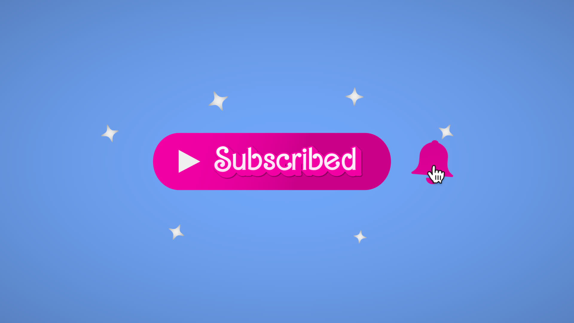 Pink Subscribe Button