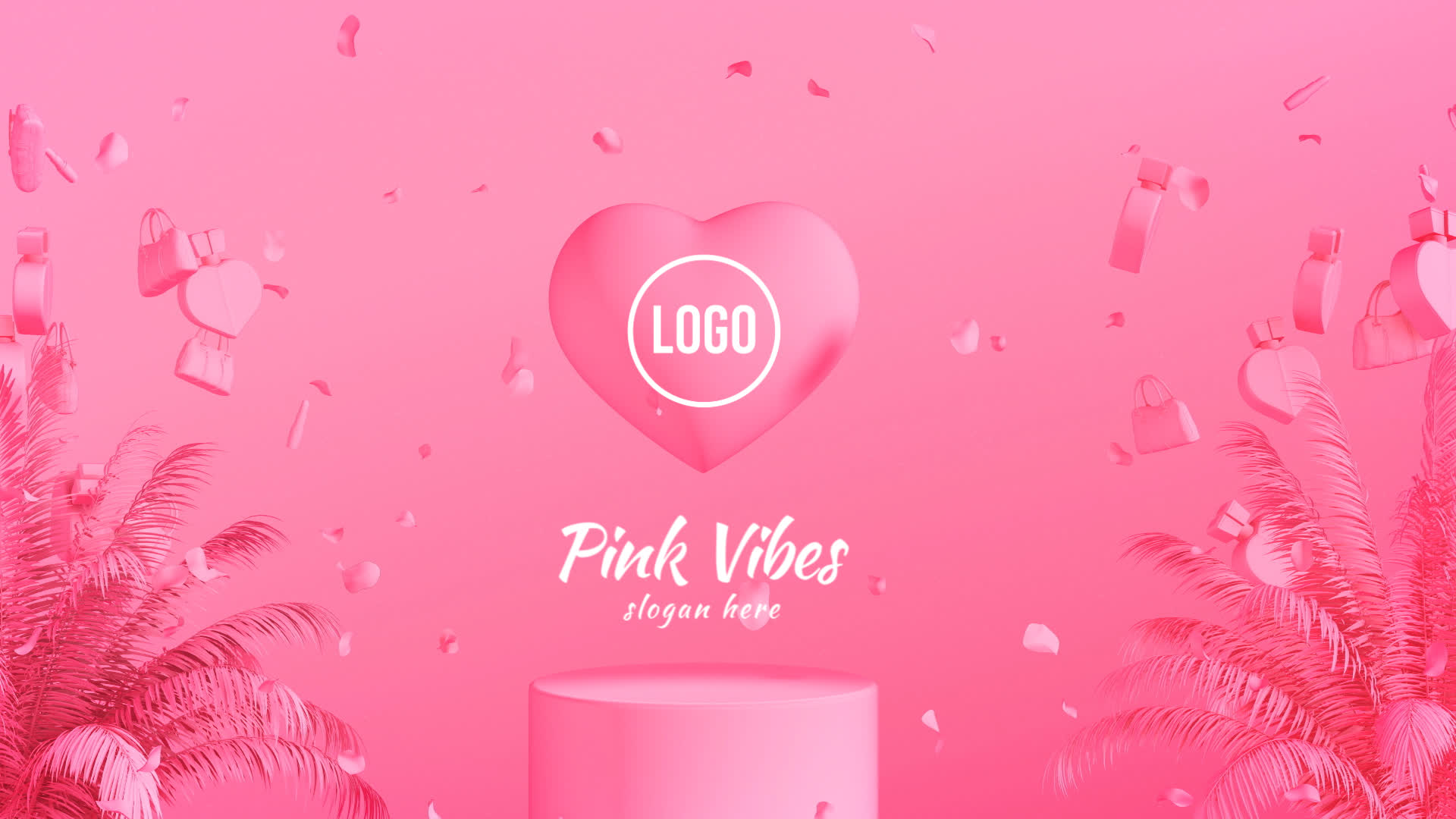 Pink Sweet Logo Reveal