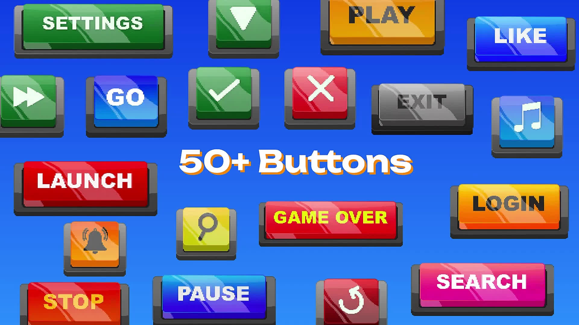 Pixel Buttons