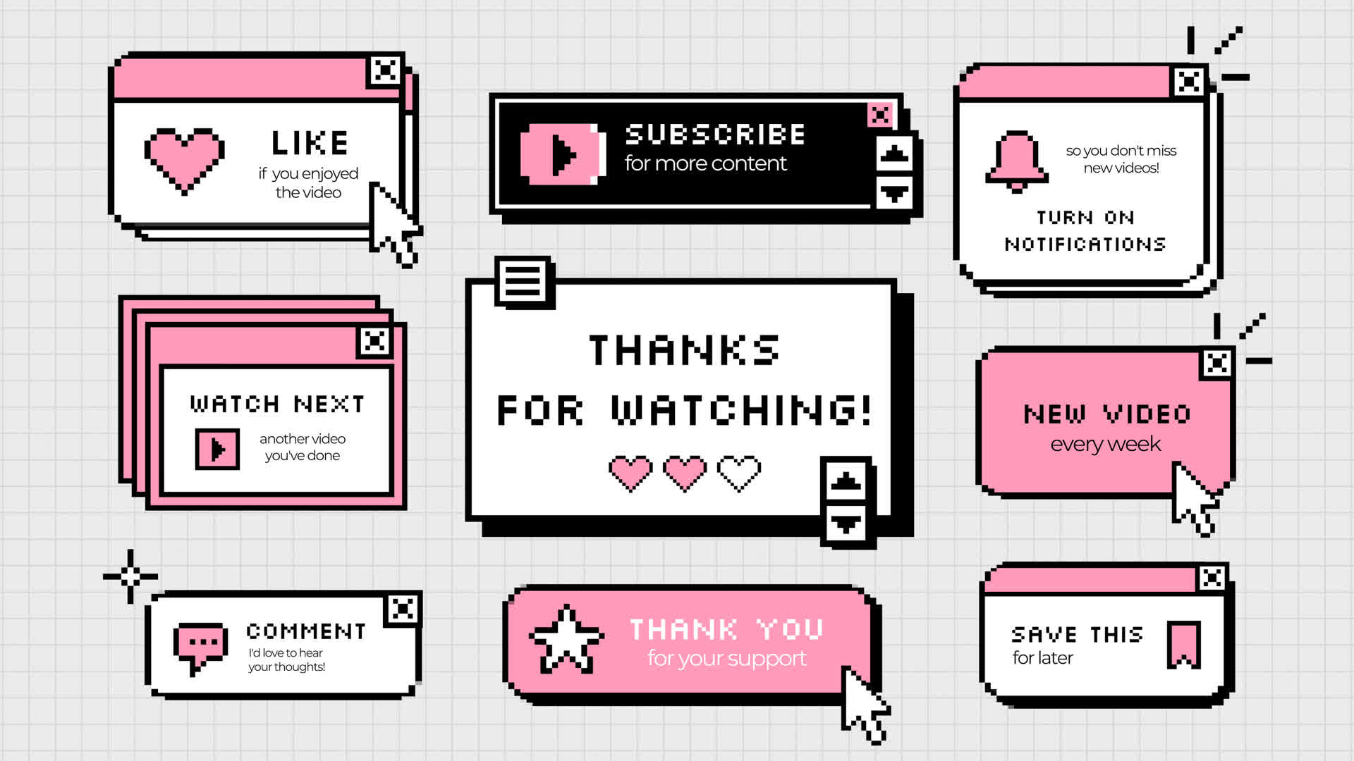 Pixel Titles
