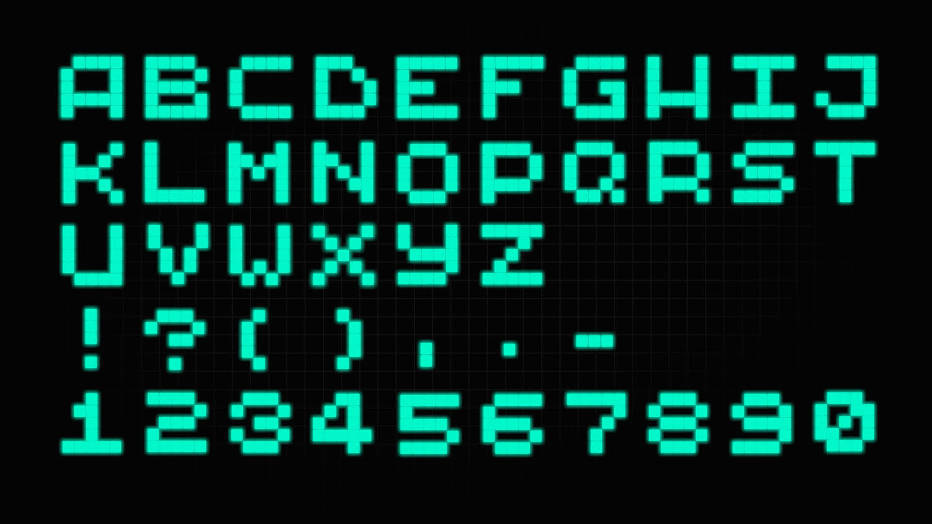 Pixel Typo