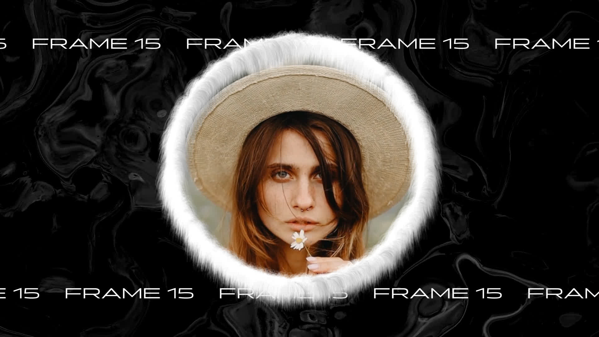 Plush Frame - Circle