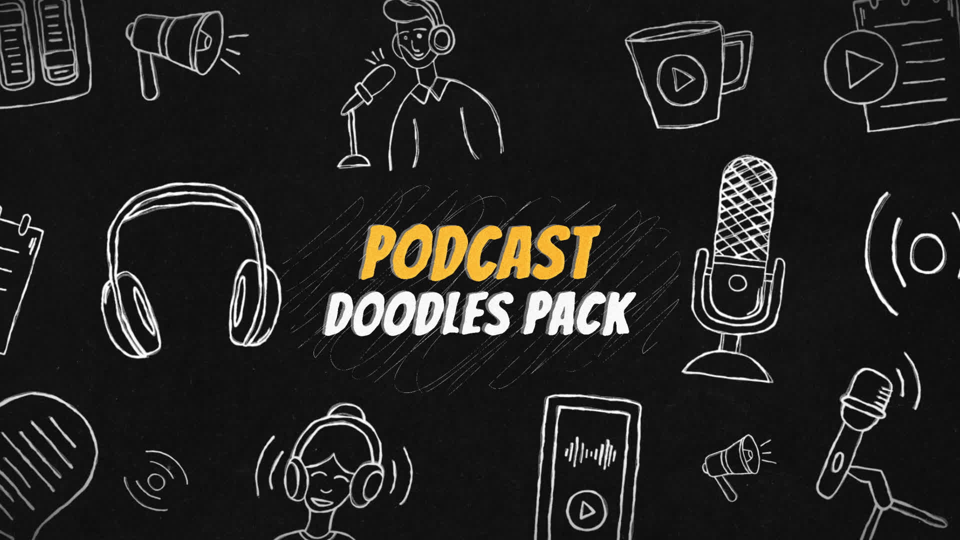 Podcast Doodles Pack