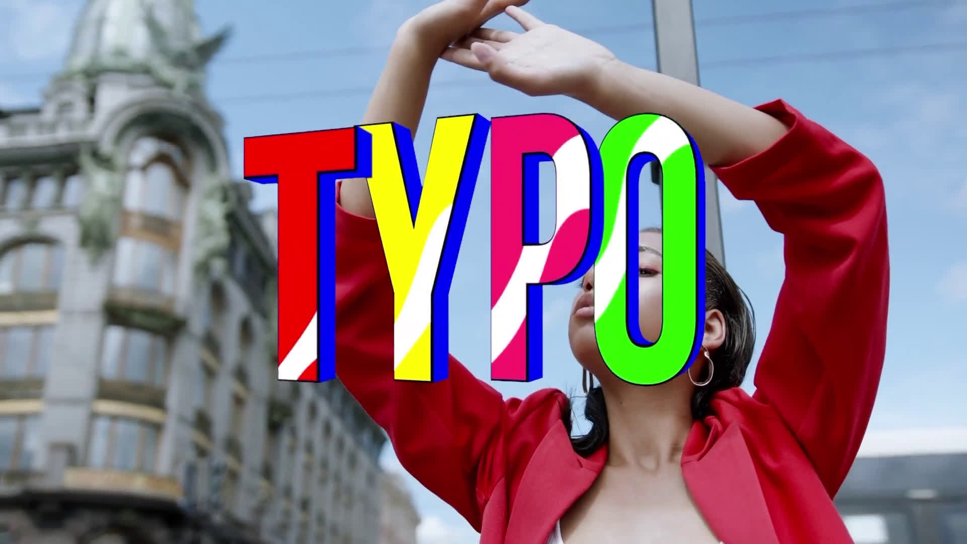 Pop 3D Typography