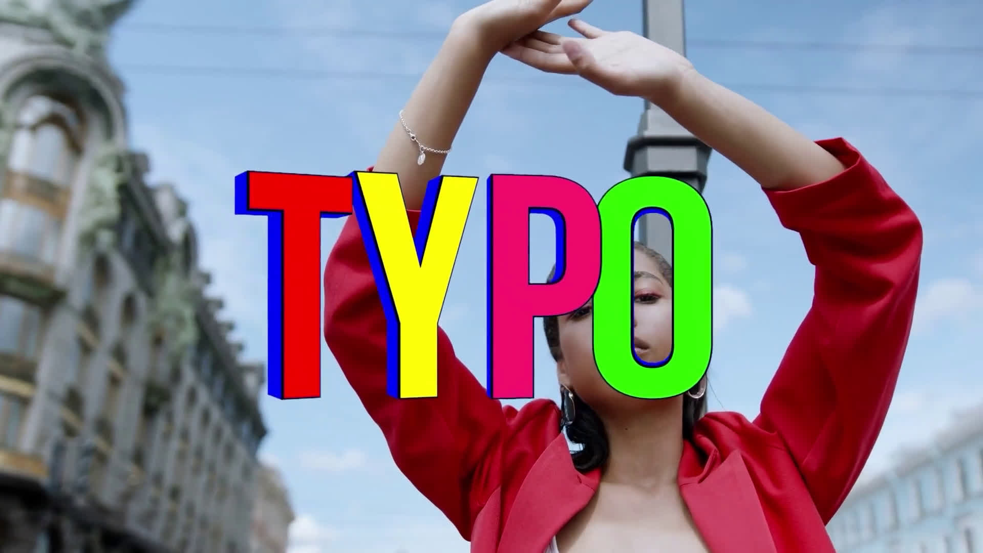 Pop 3D Typography