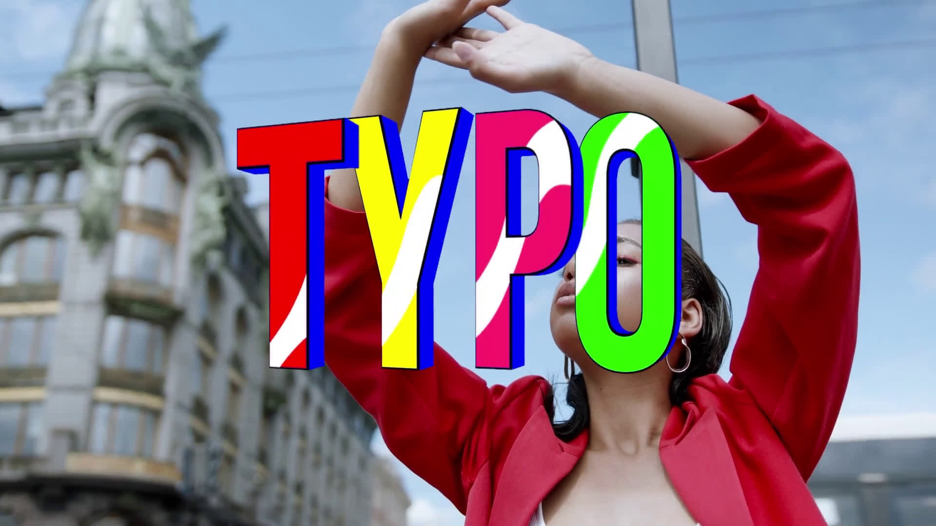 Pop 3D Typography