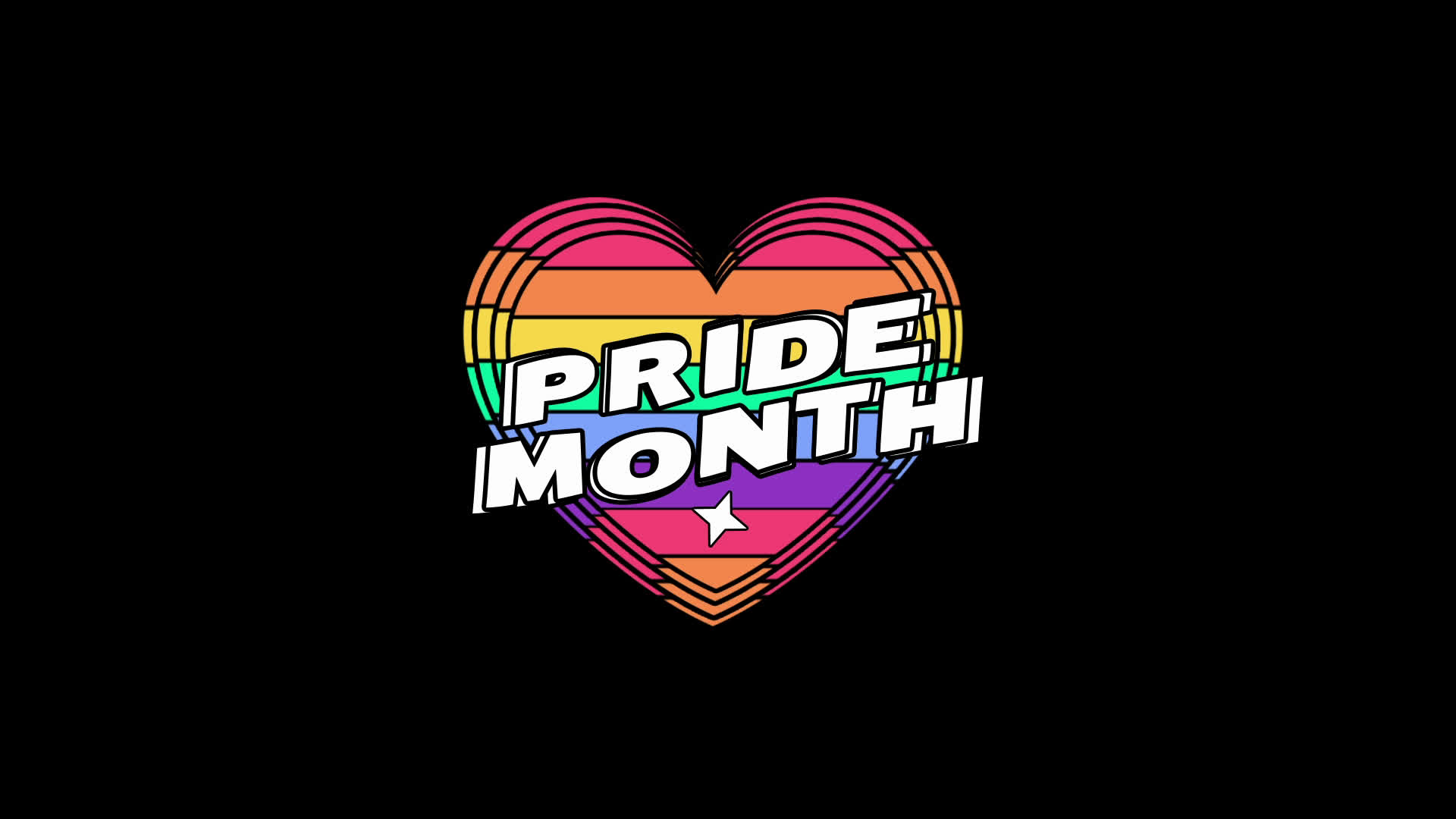 Pride Month Title on Alpha