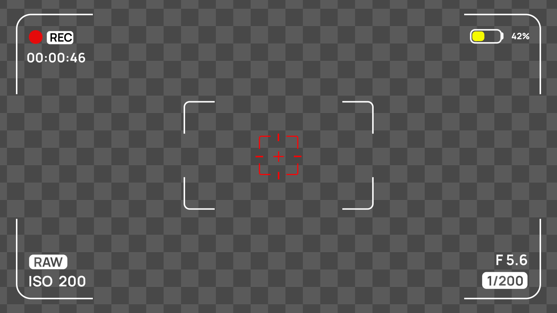 Pro Camera Recording Overlay