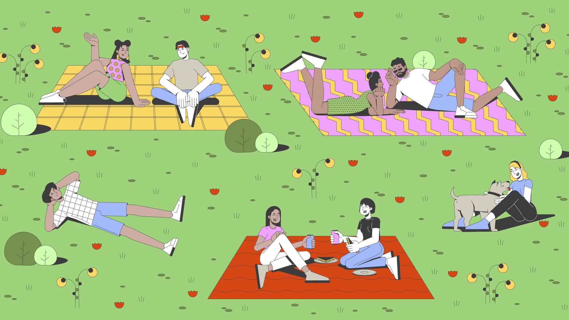 Public Park Picnic Gathering