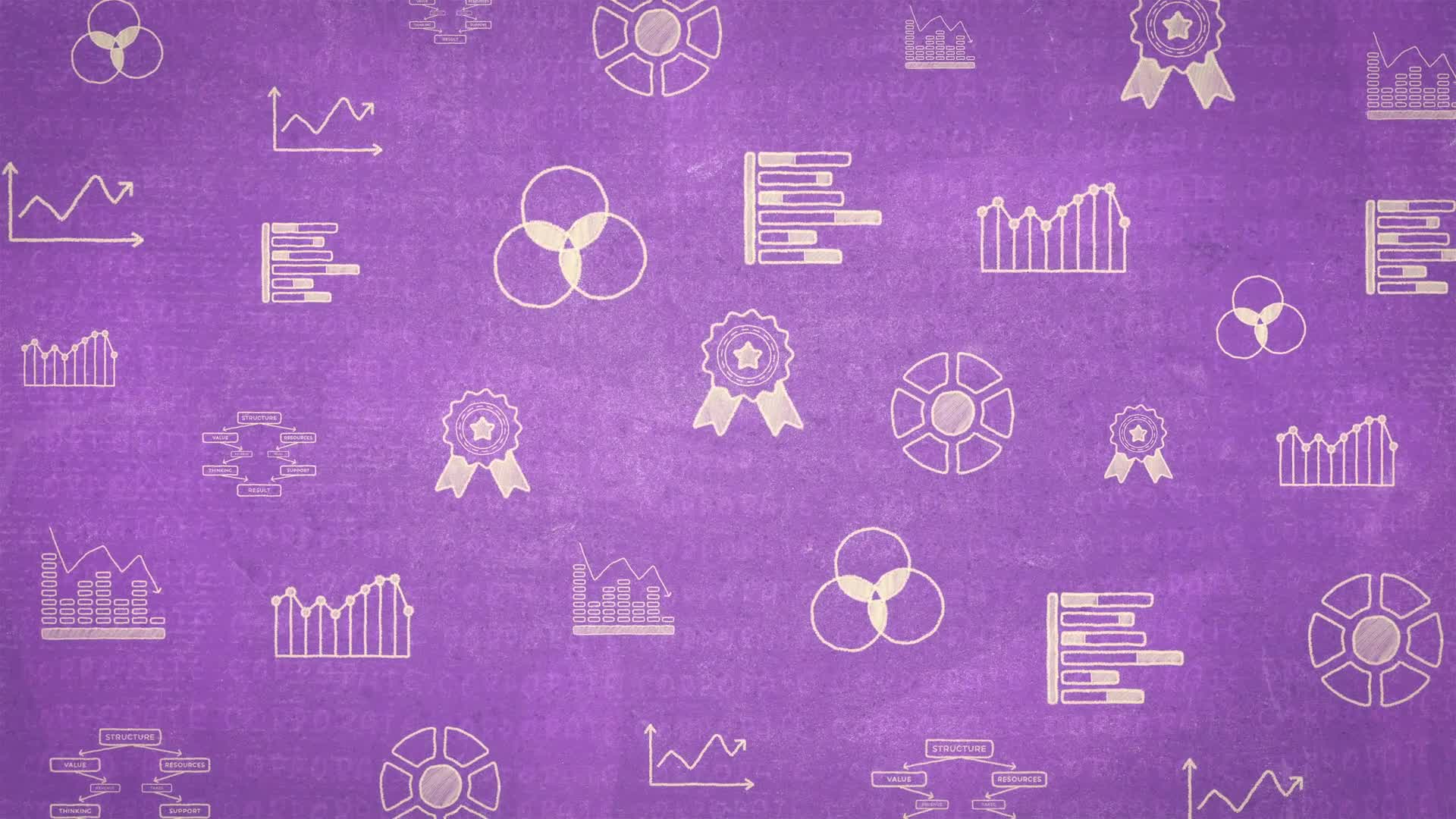 Purple Data Icons Motion