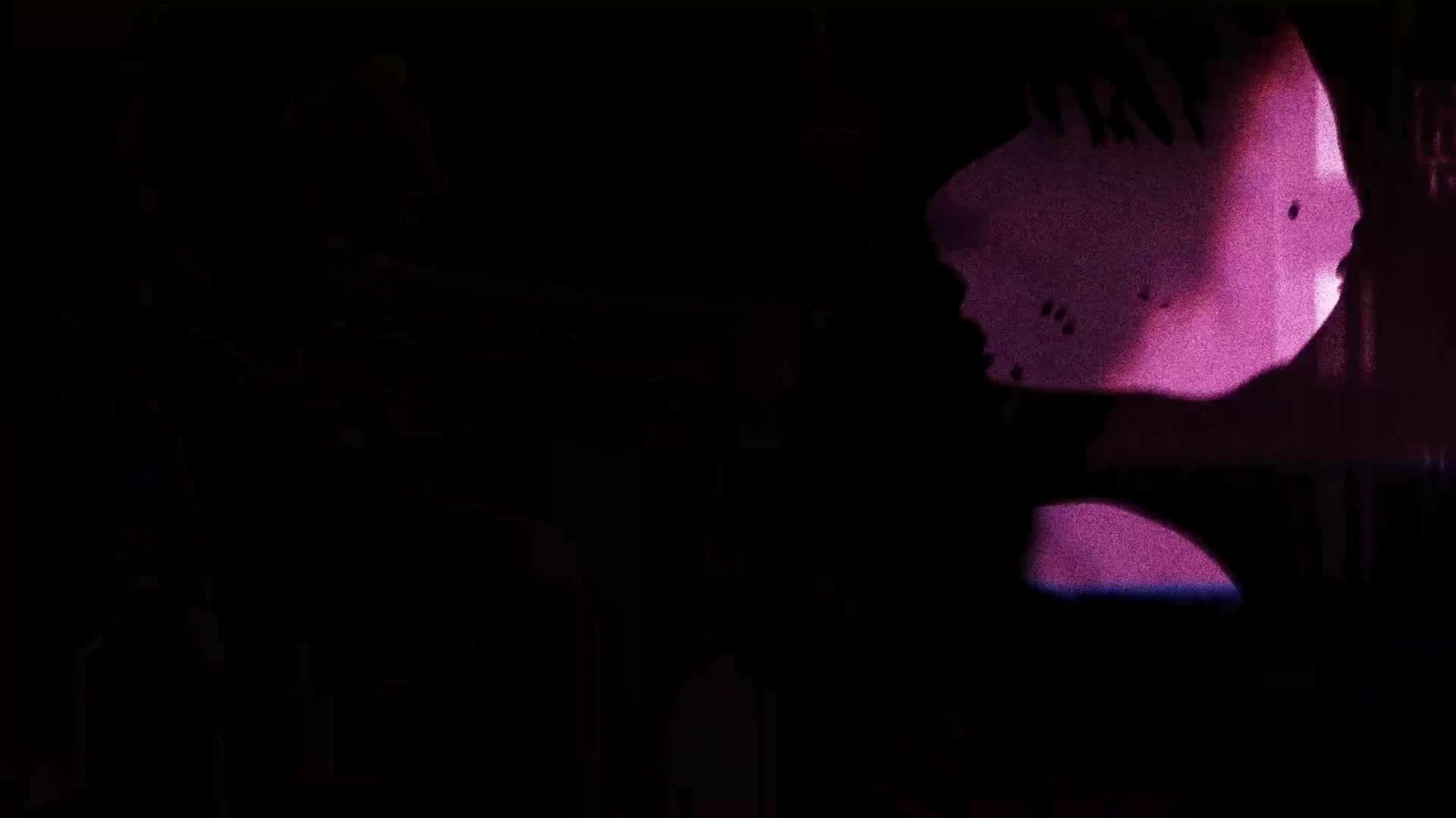 Purple Grunge Film Flicker