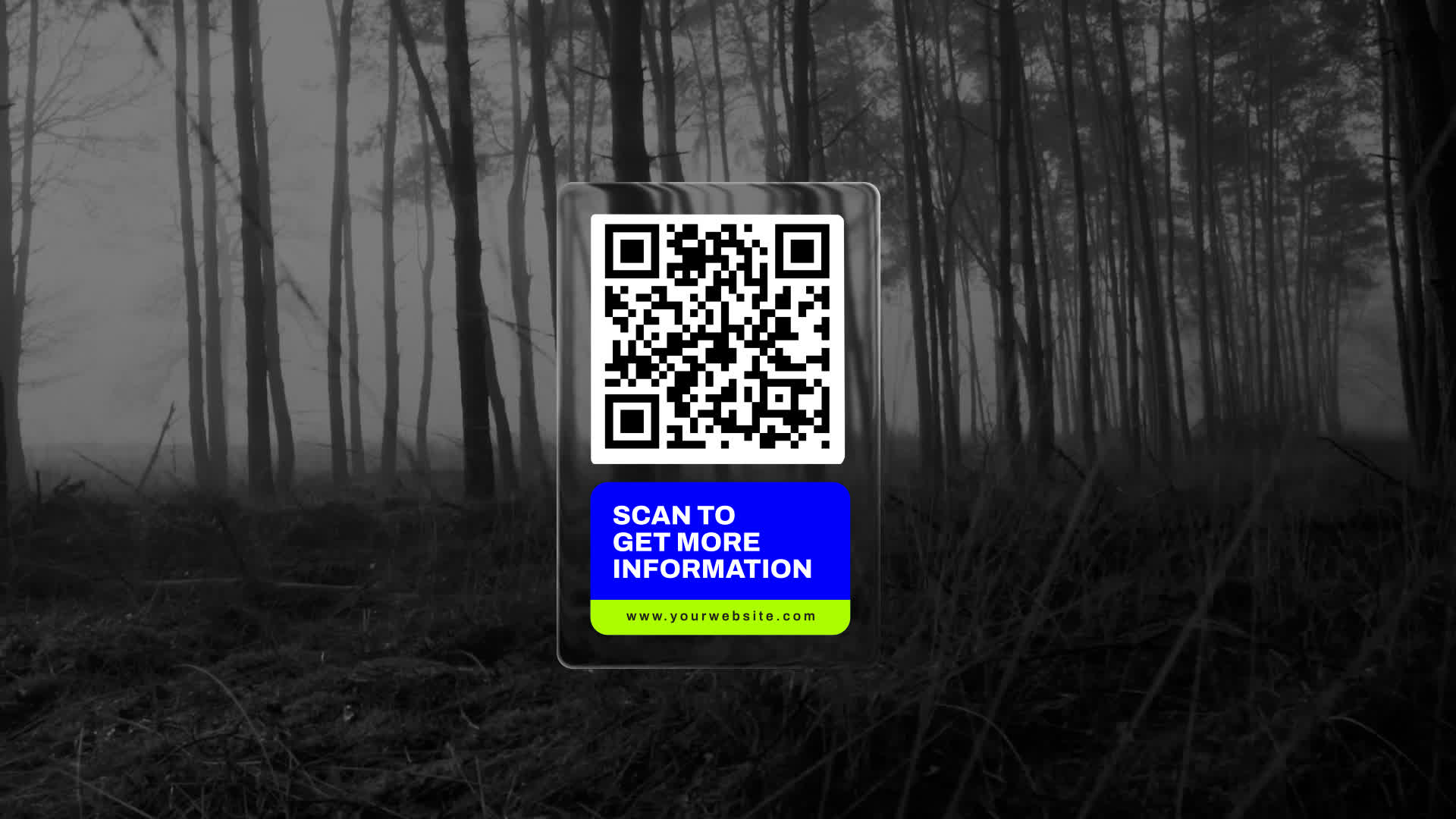 QR Code Liquid Glass Element