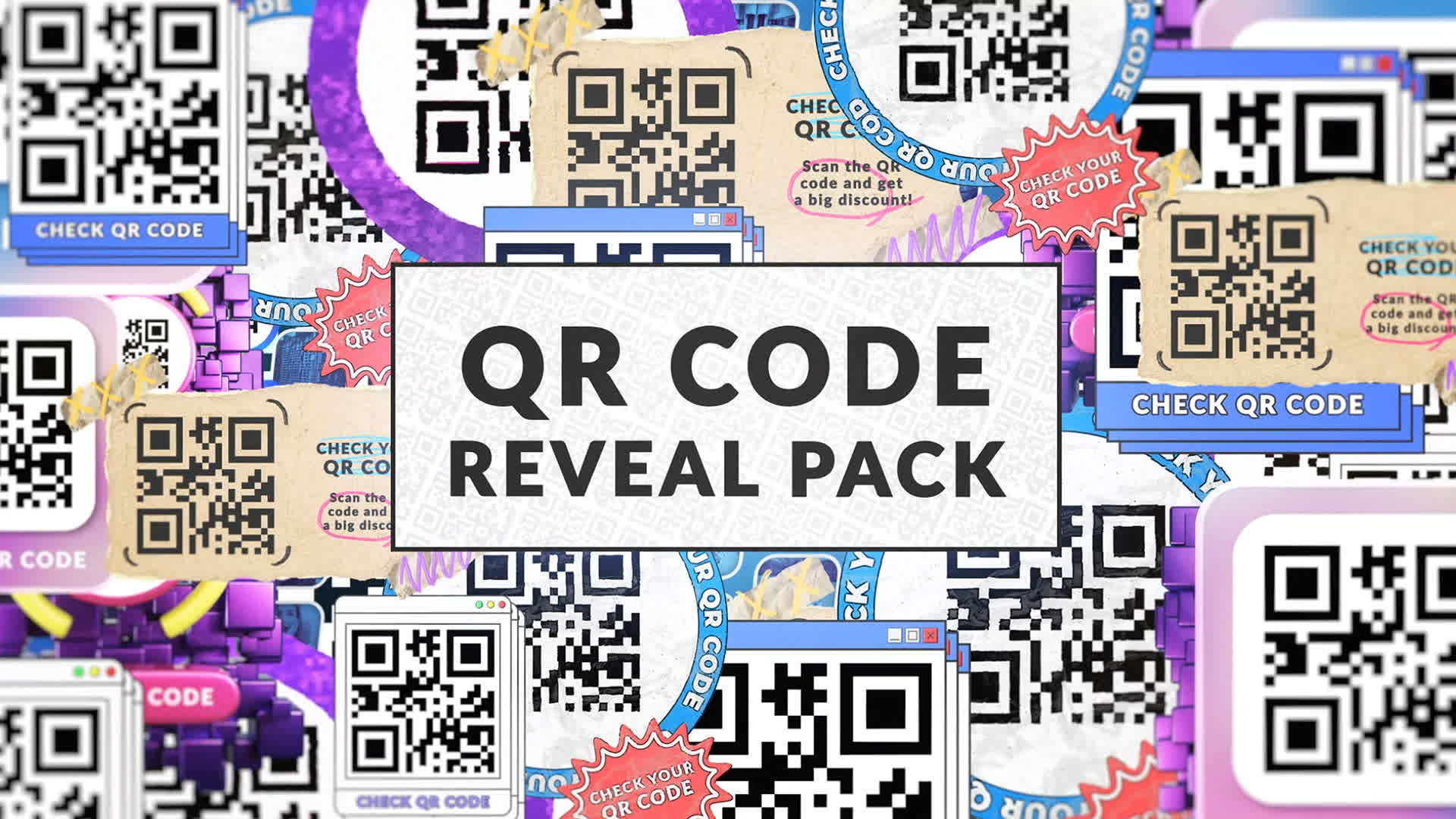 QR Code Reveal Pack