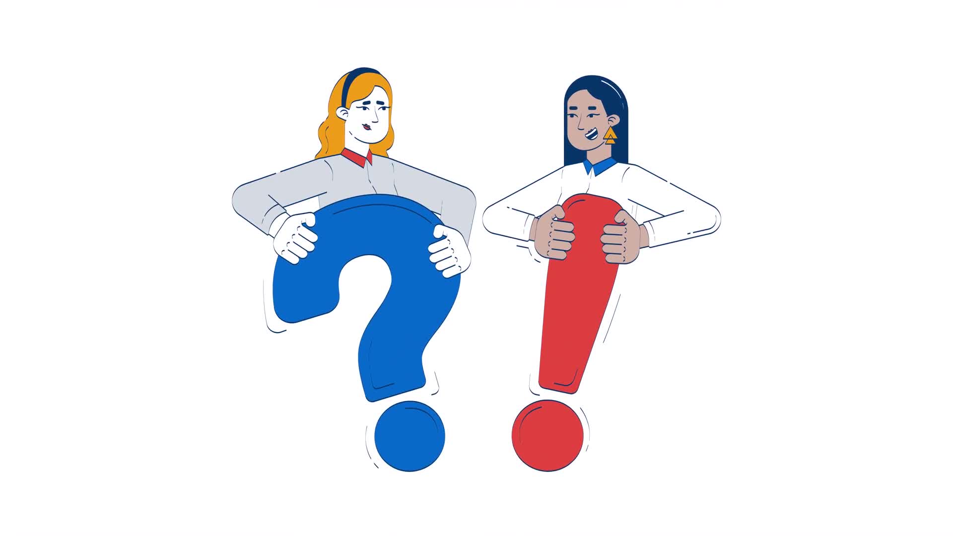 Question Exclamation Problem Solving Doodle