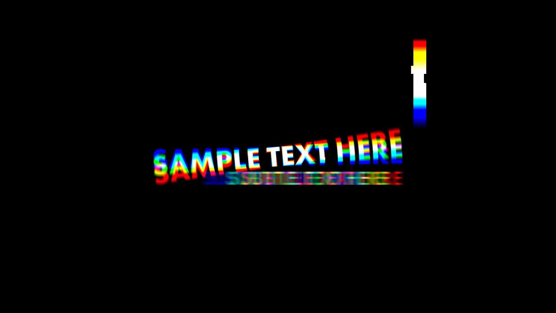 RGB Glitch Overlay