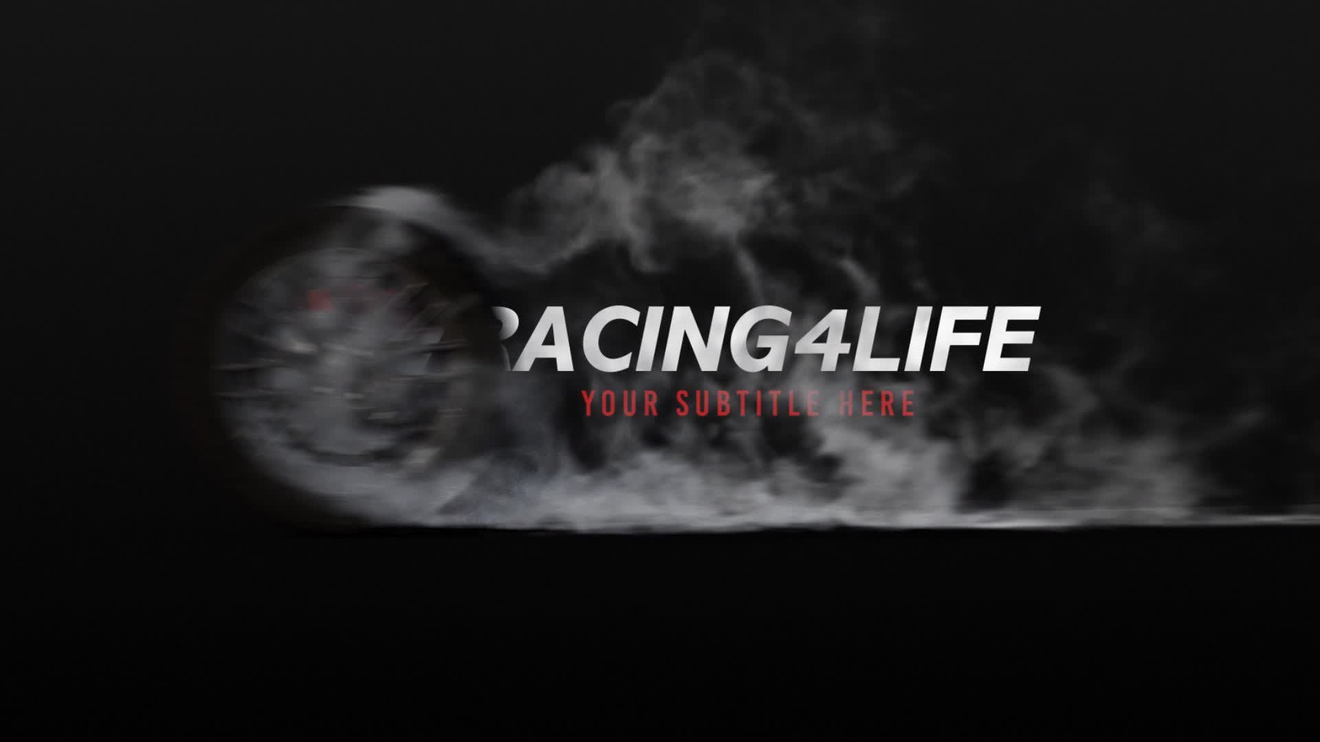 Racing Tyre Burnout Title