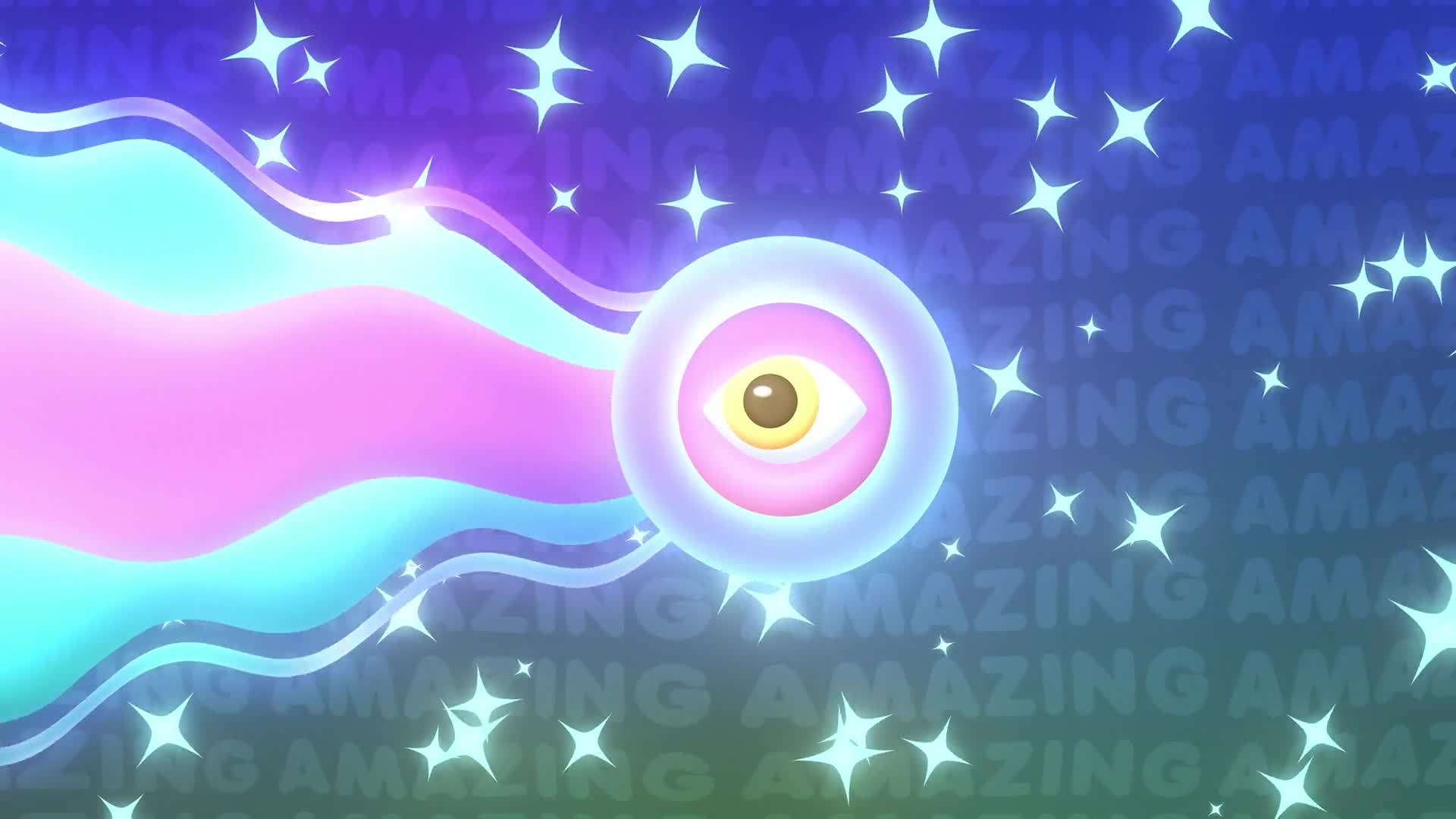 Radiant Eye With Magic Stream