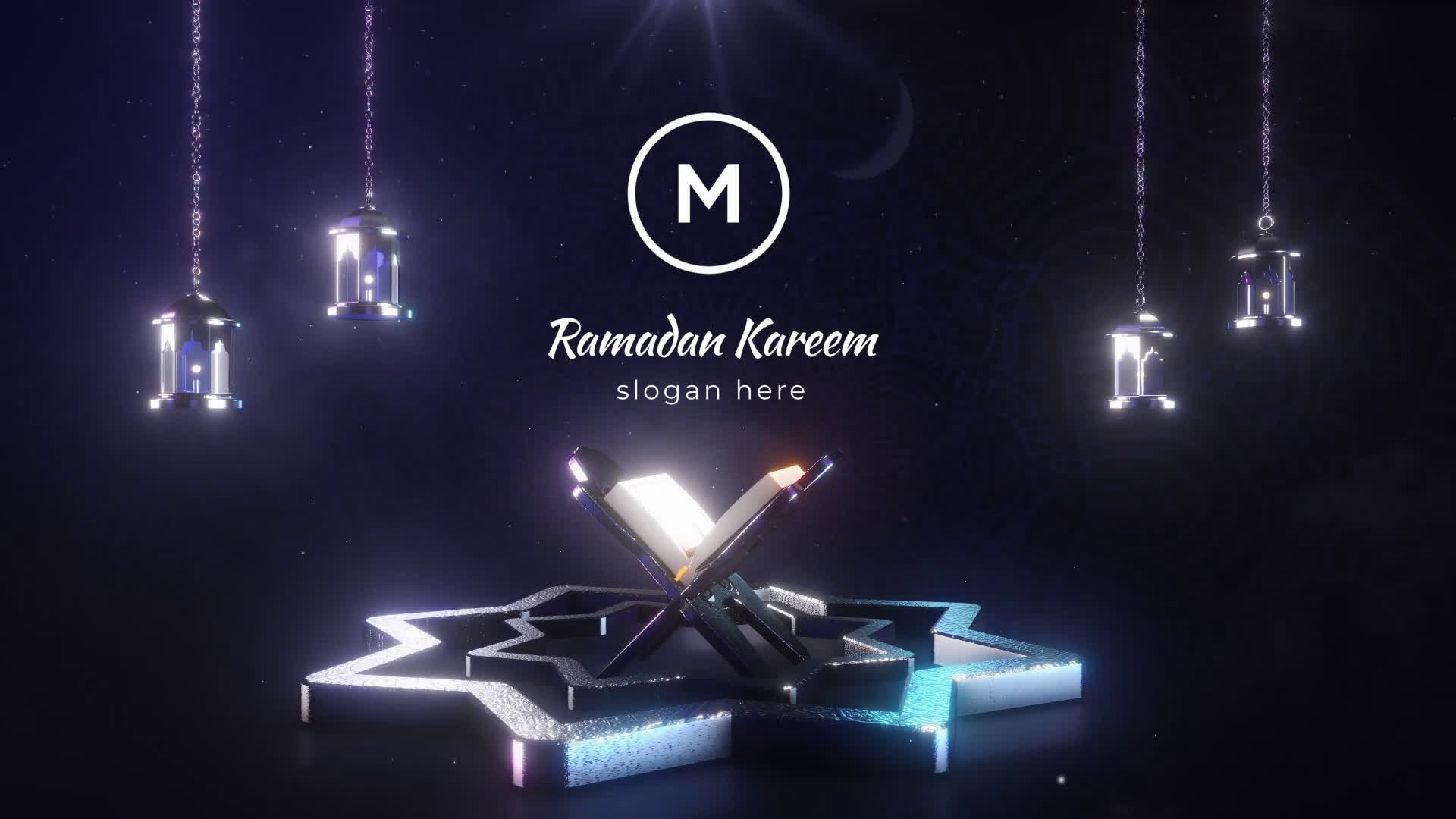 Ramadan Month Logo Reveal