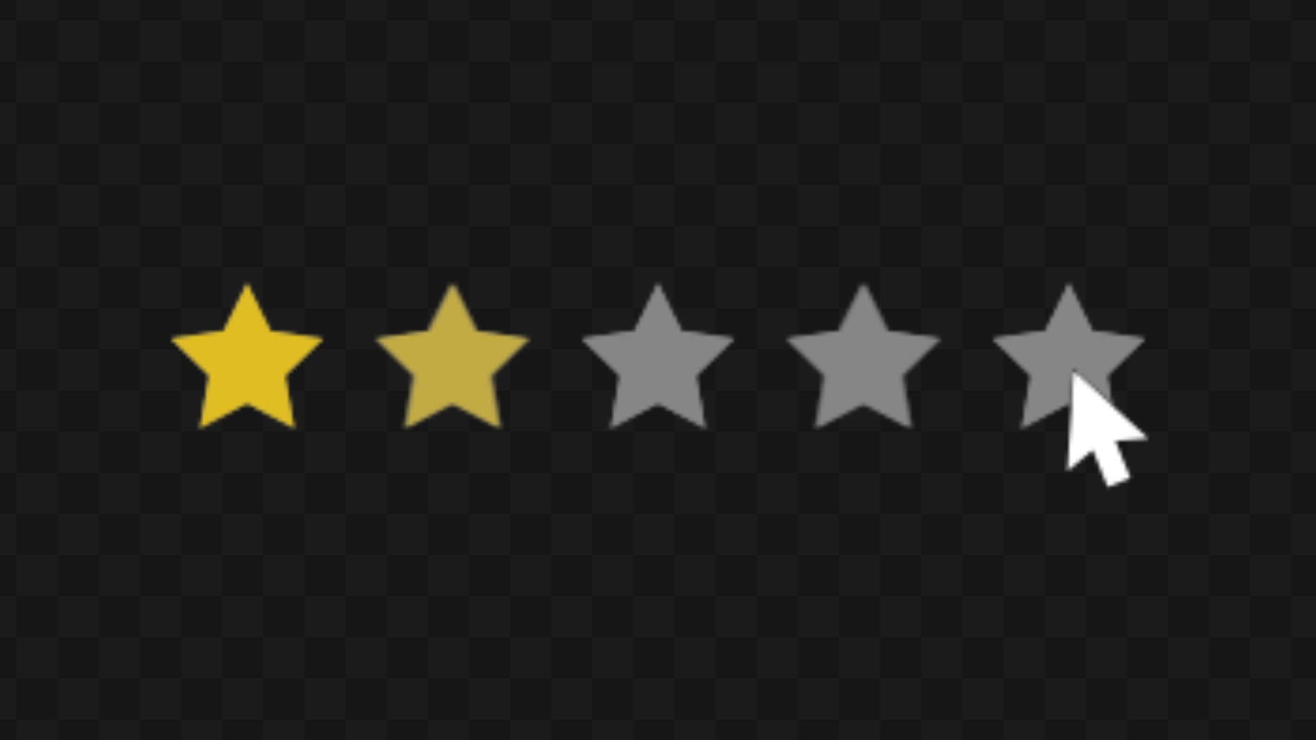 Rating Clickable Stars