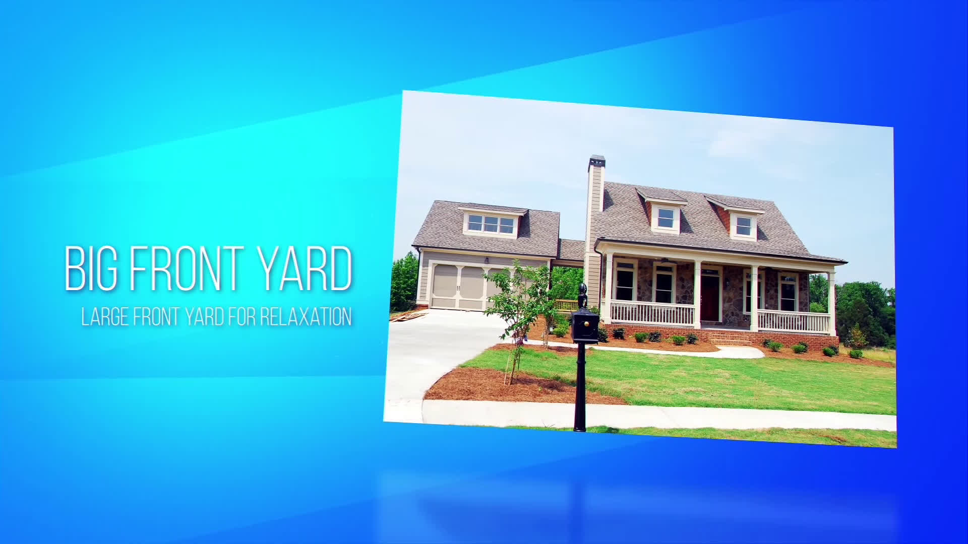 Real Estate Promo Blue
