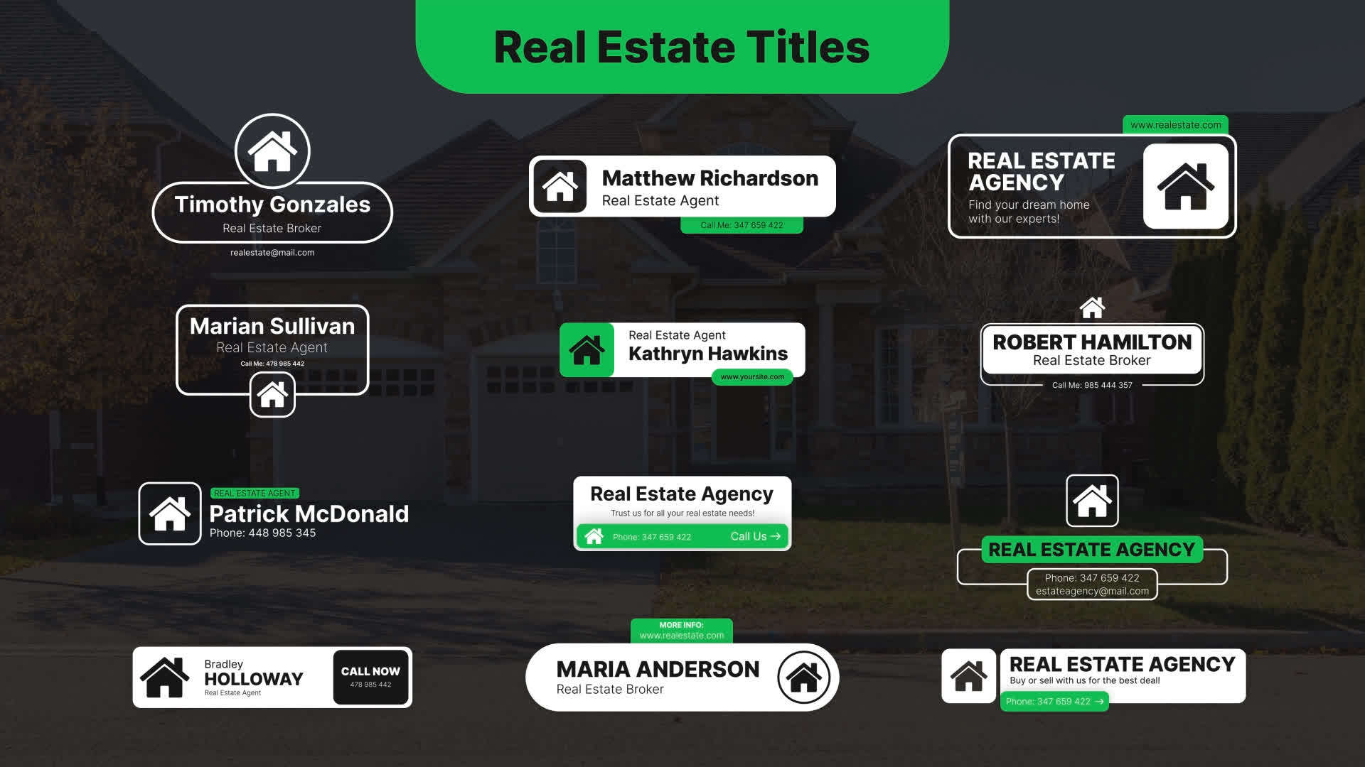 Real Estate Titles
