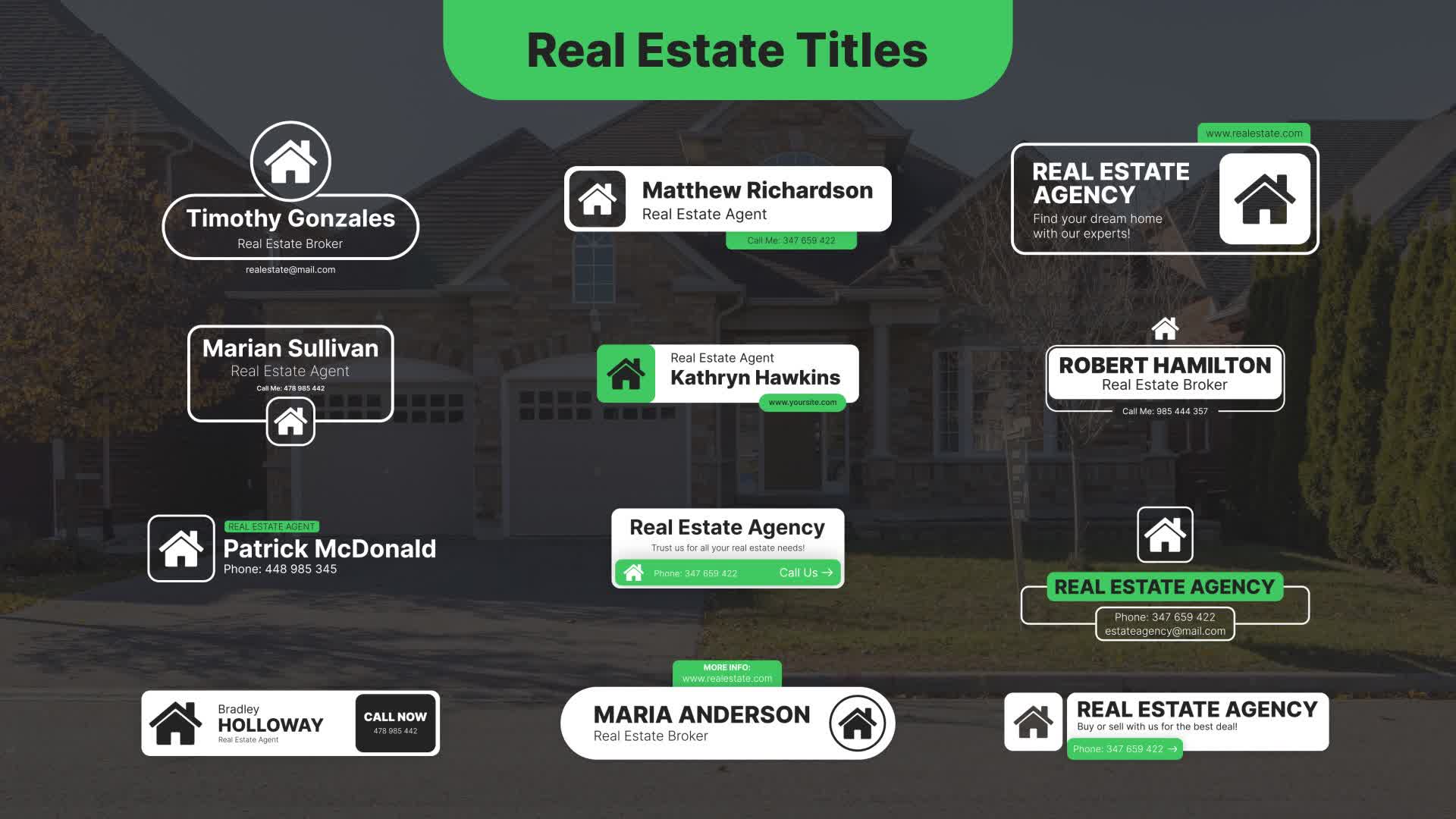 Real Estate Titles