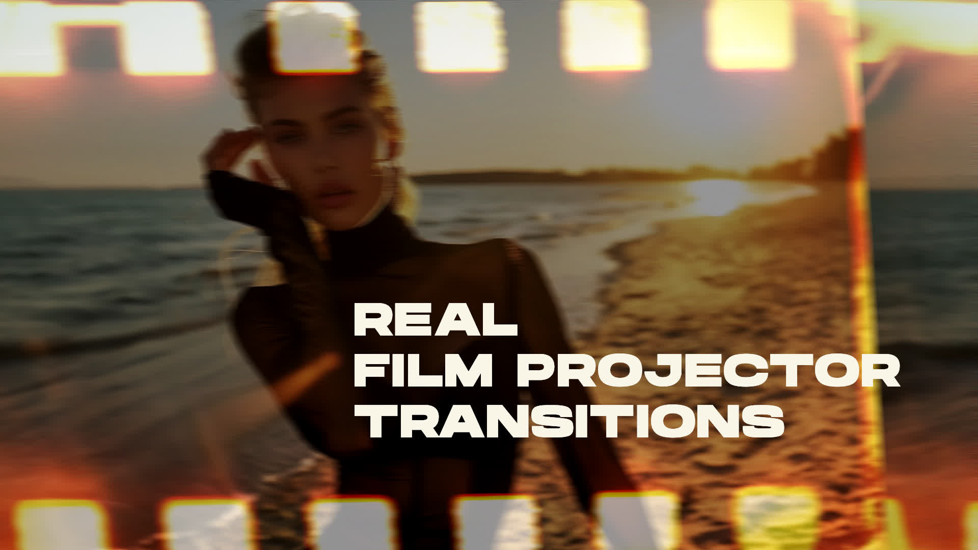 Real Film Projector Transitions