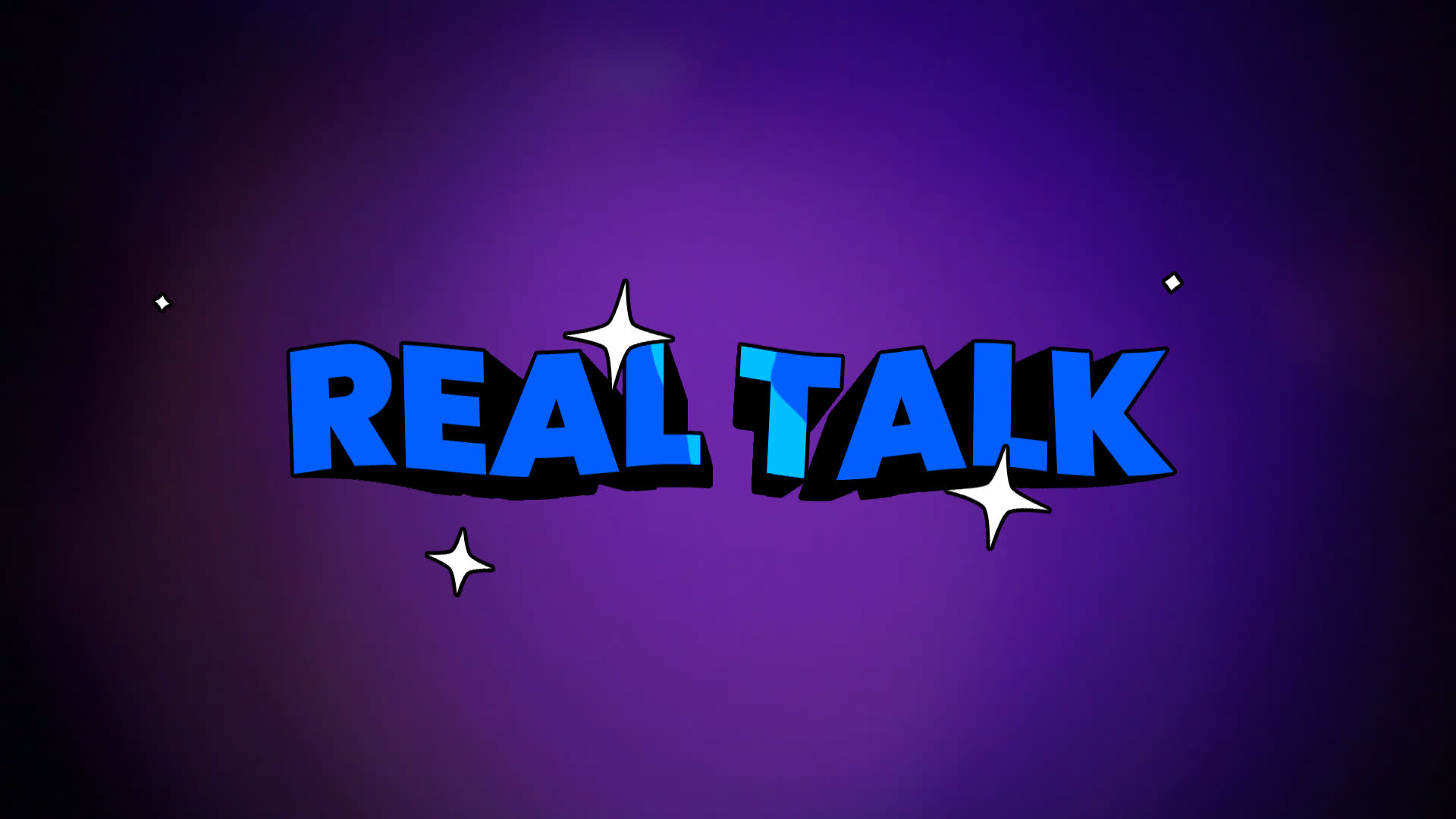 Real Talk - 3D Cartoon Text