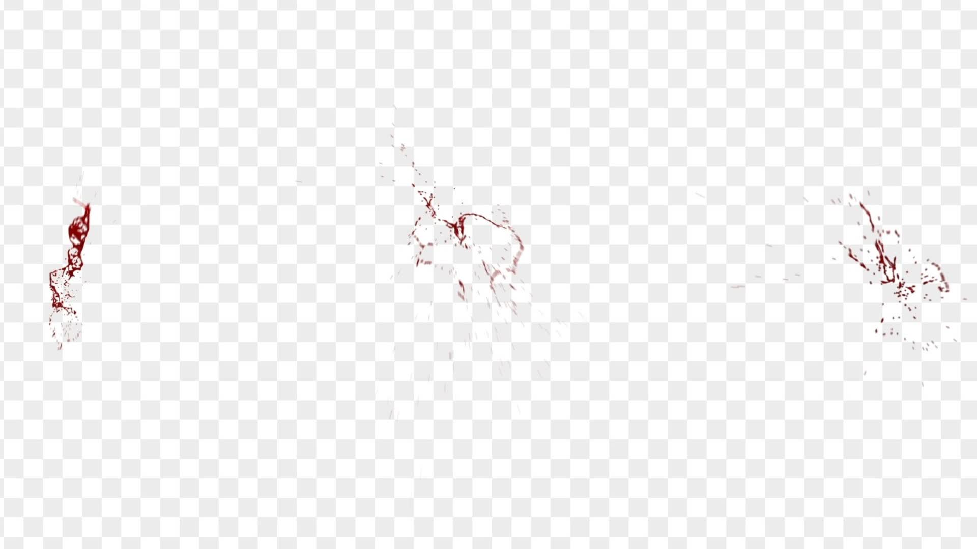 Realistic Blood Stain Collection on Alpha