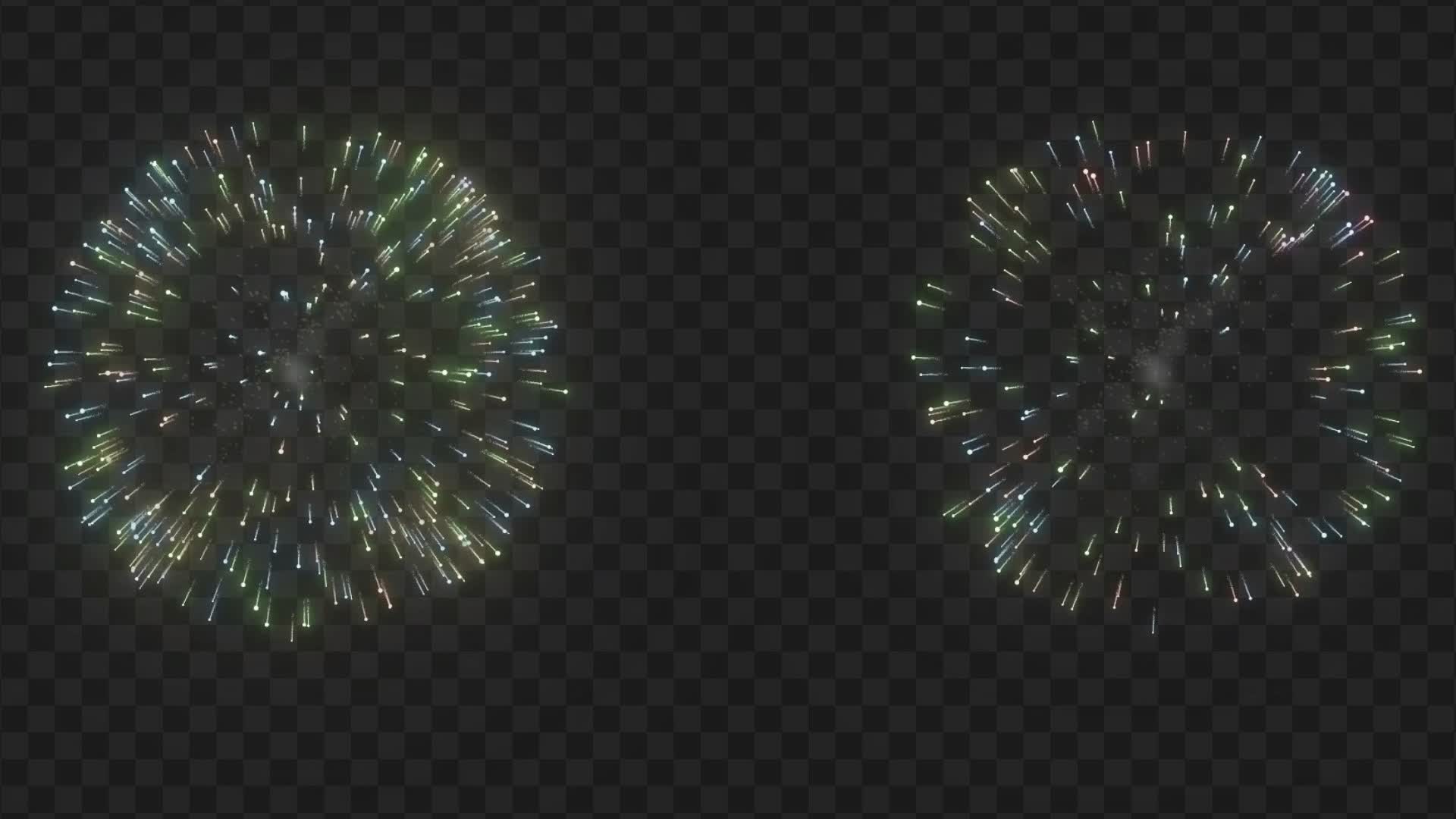 Red Fireworks Pack On Alpha