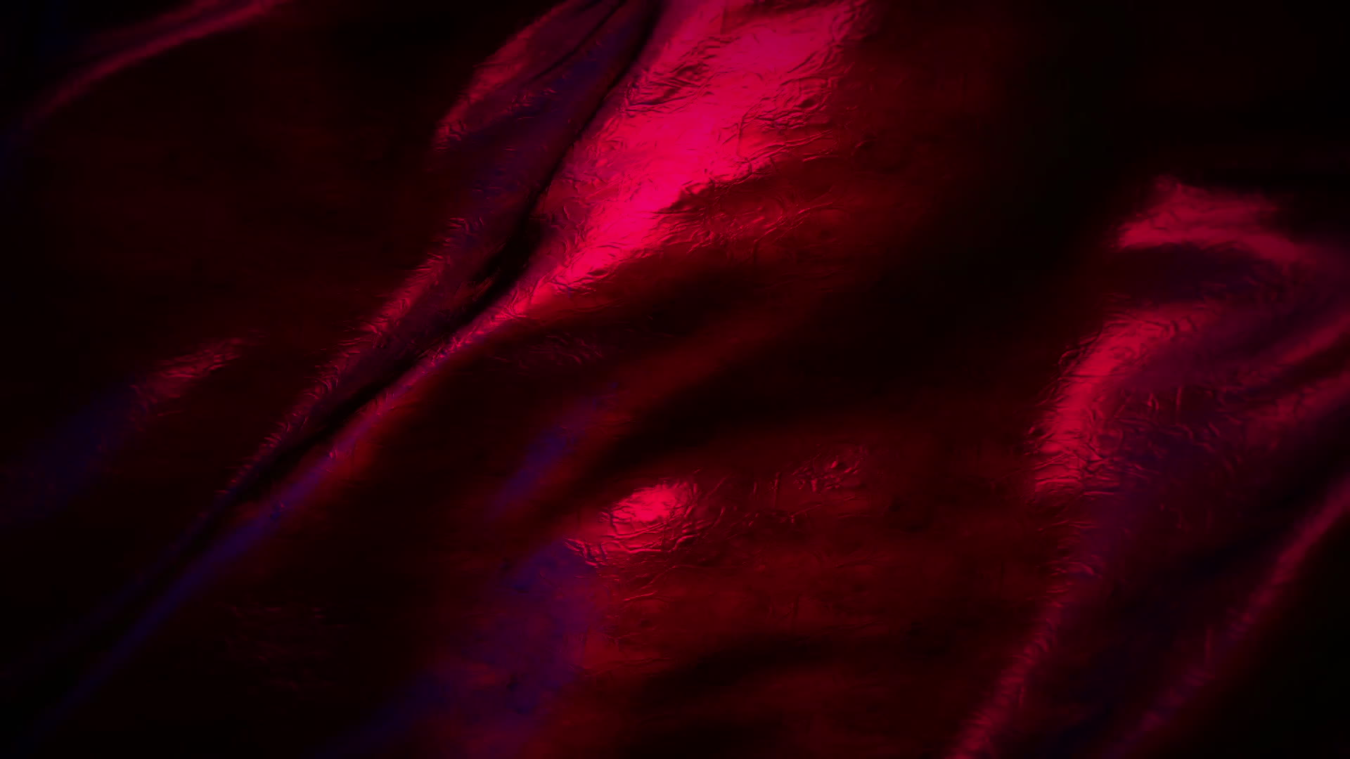 Red Foil Fabric Background