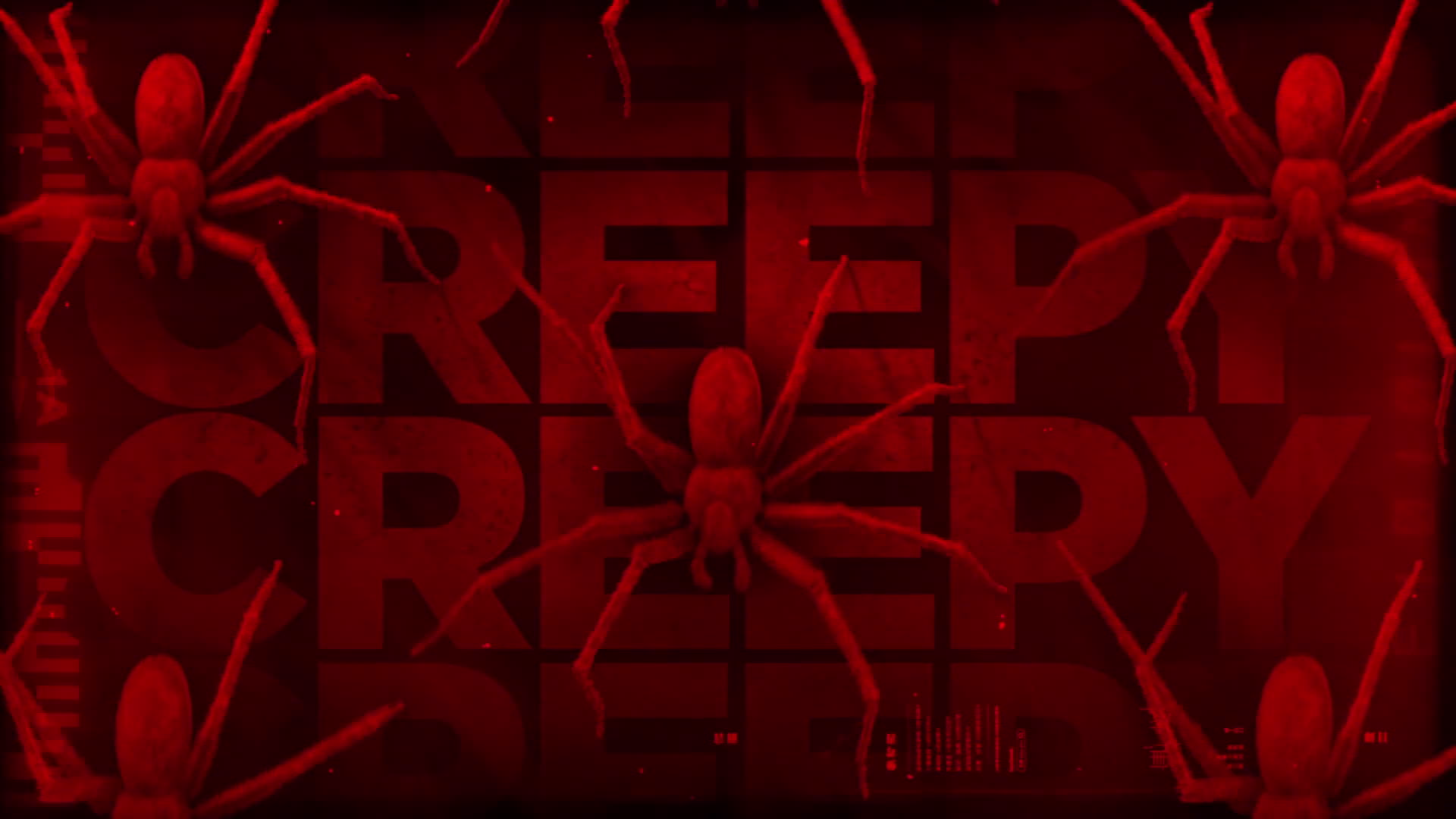 Red Light Spiders Creepy Crawl Down