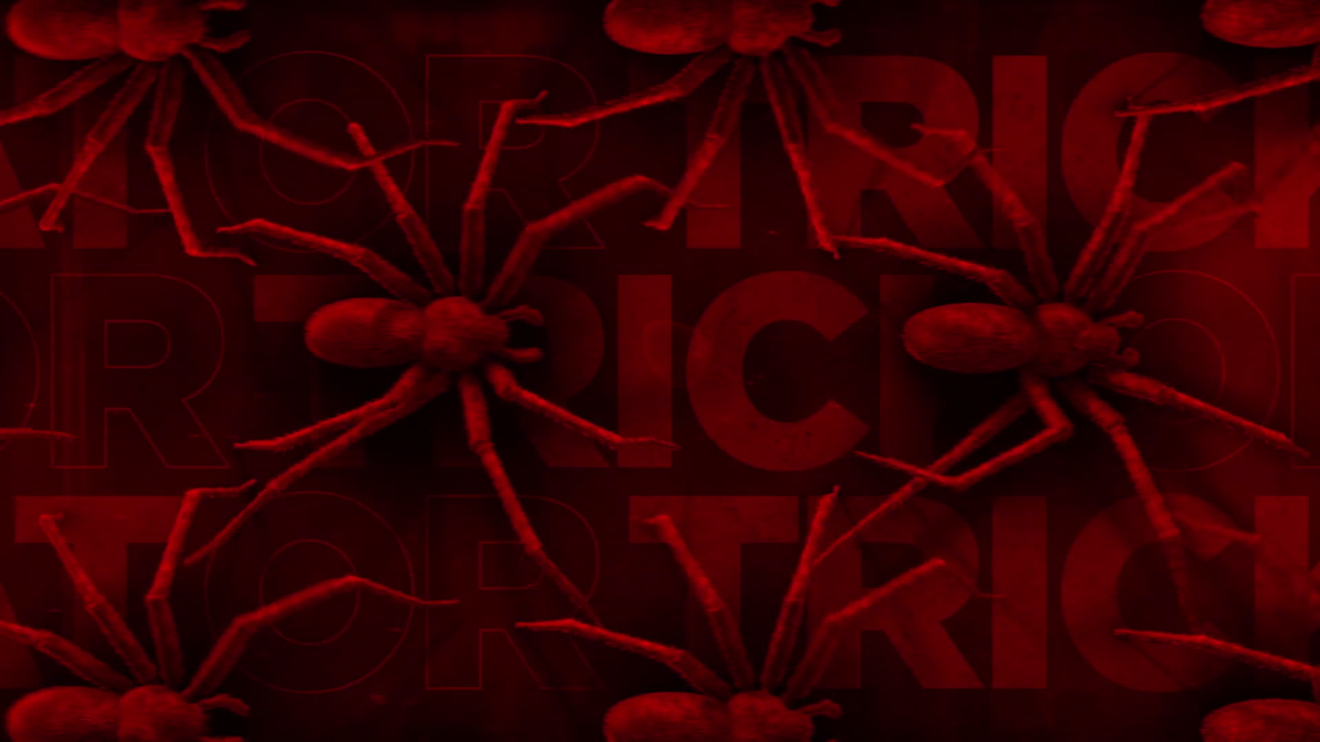 Red Light Spiders Trick Or Treat Background