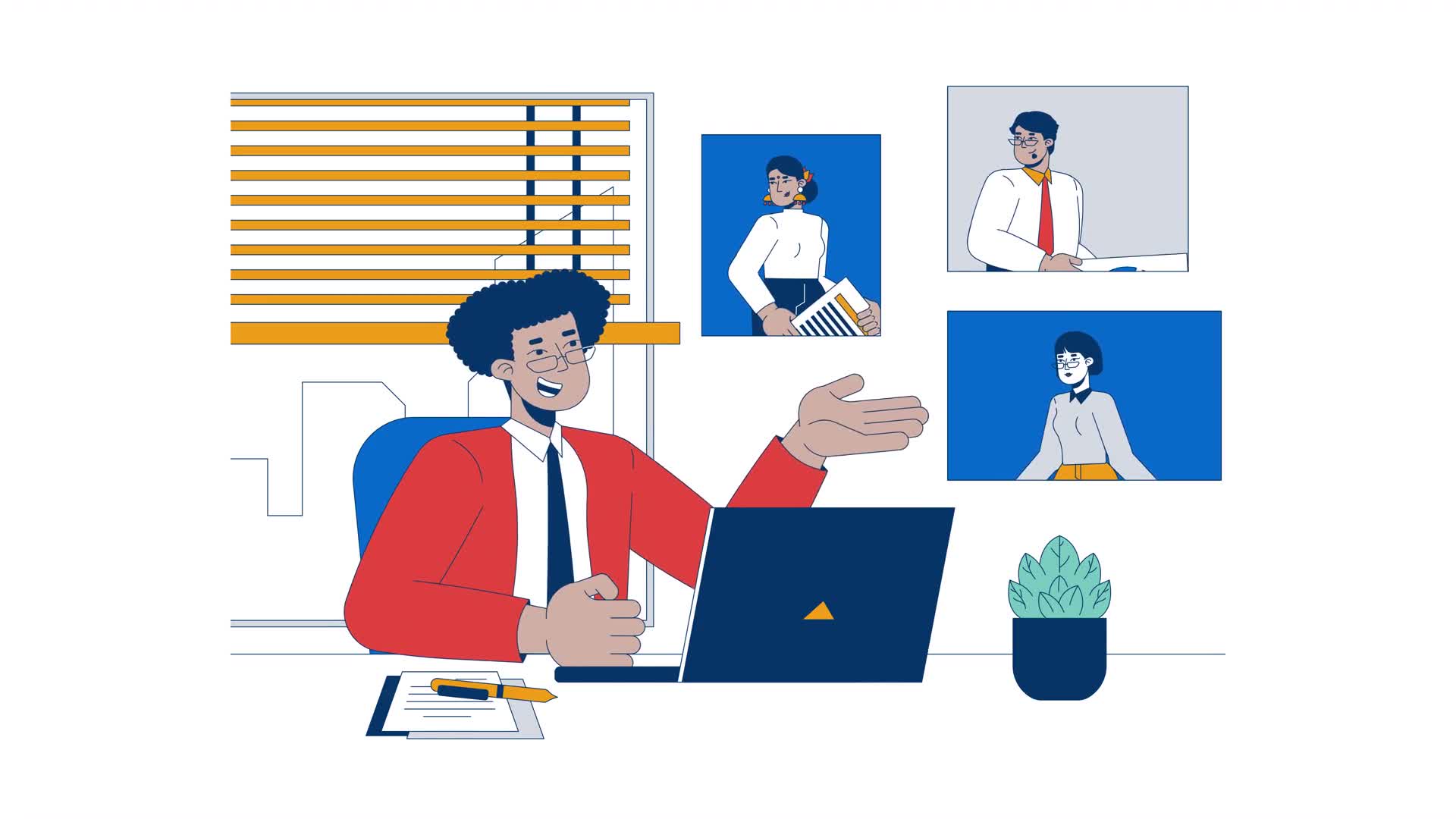 Remote Worker Video Conferencing