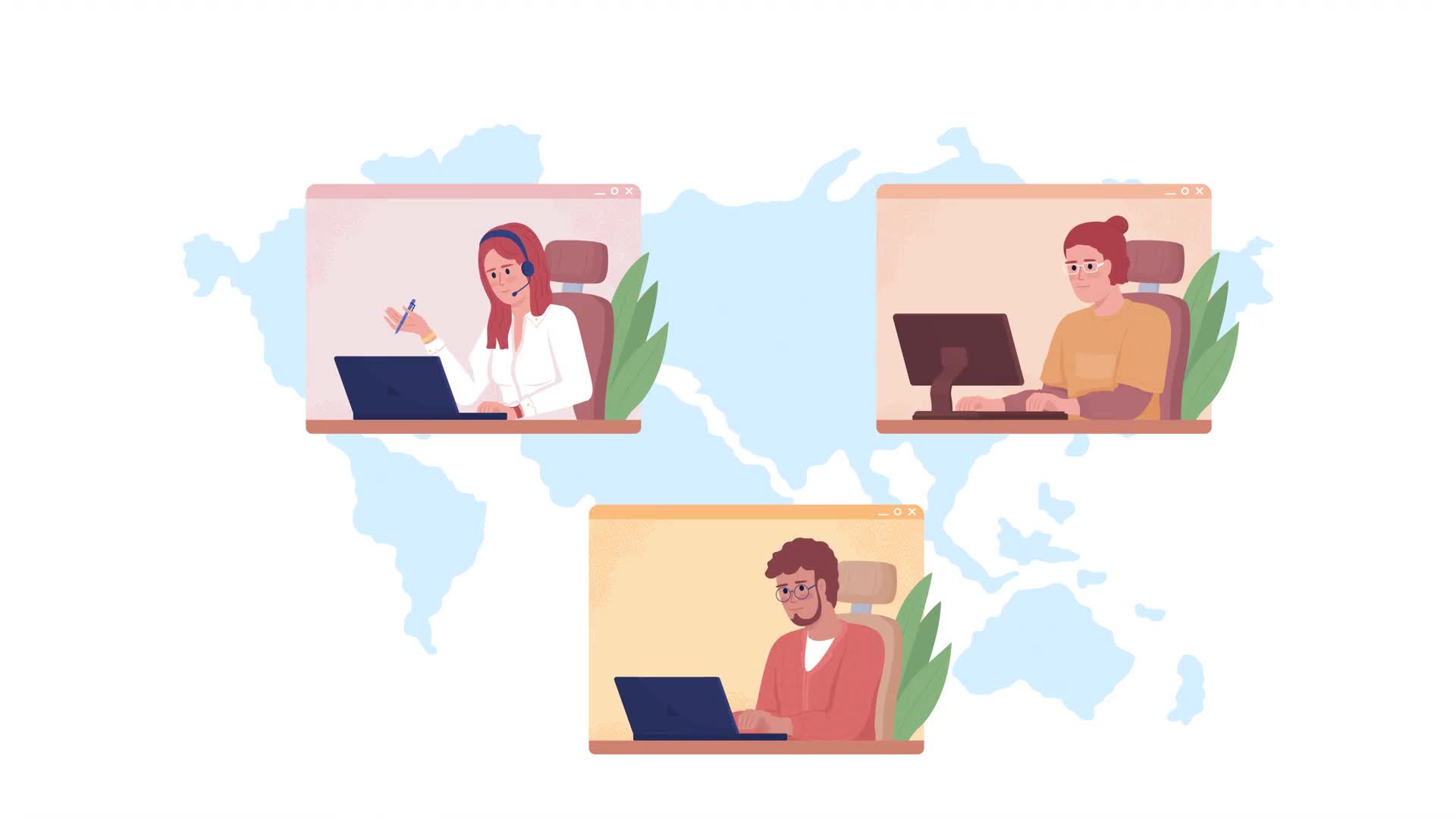 Remote Workforce International Colleagues